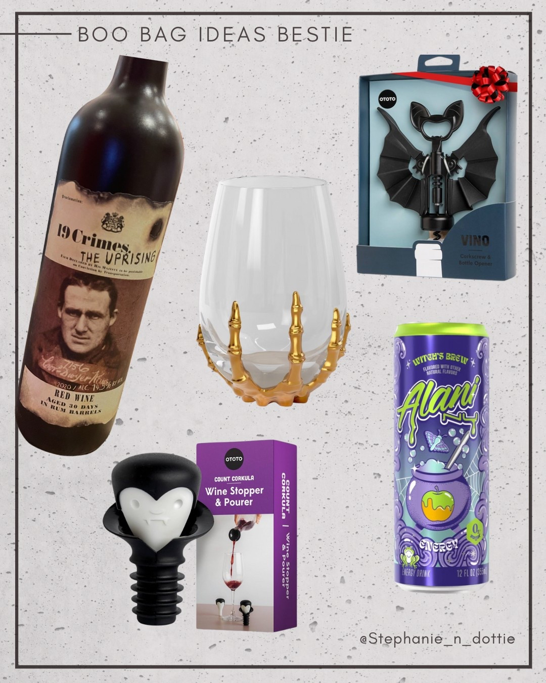 Boo Bag Mom | Gifts for Mom | Gifts for Besties | boo bag for bestie | You’ve been Boozed | Wine Gift | Halloween | wine glass | bat wine opener 

#LTKHome #LTKHalloween #LTKSeasonal