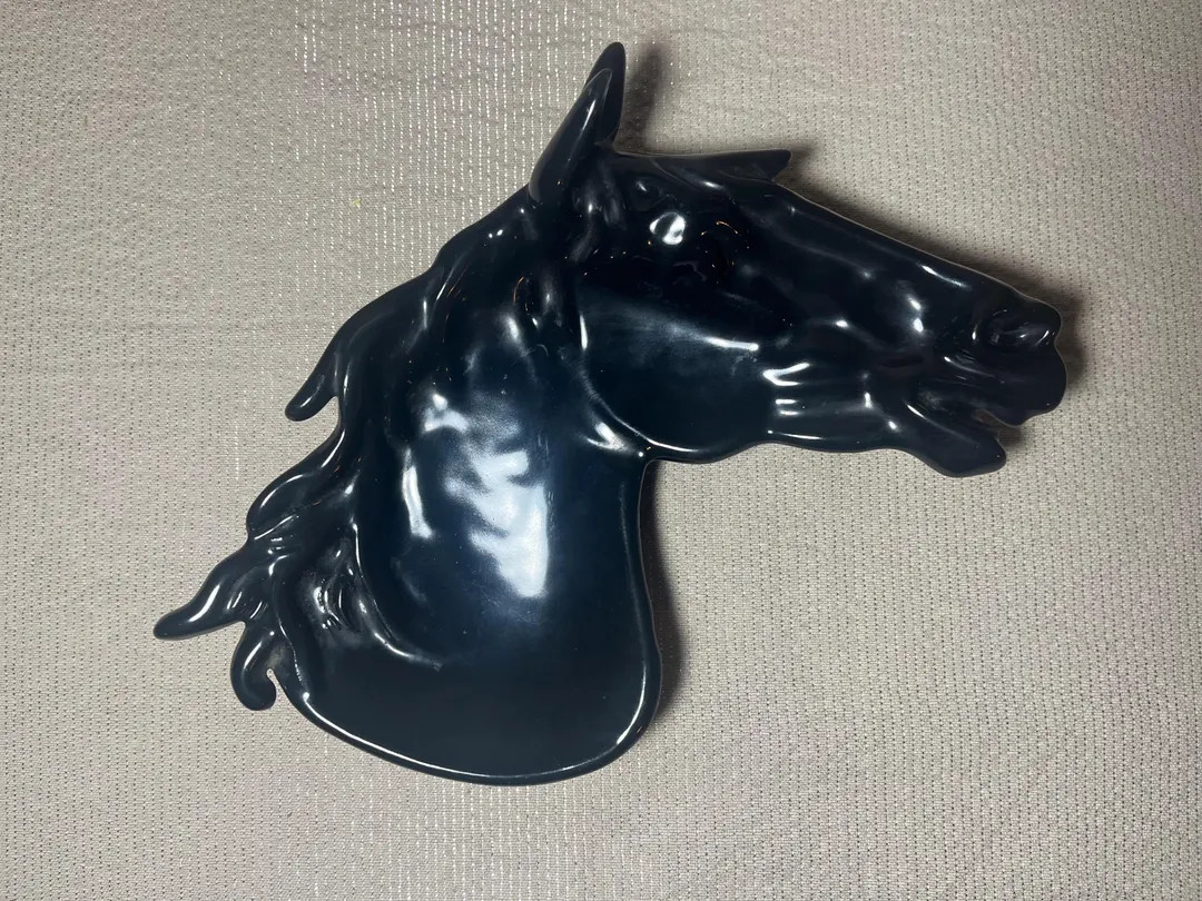 Graniteware Enamelware Prizer ? Stove Company Horse Head Black Stallion - Trinket Spoon Smoking T... | Etsy (US)