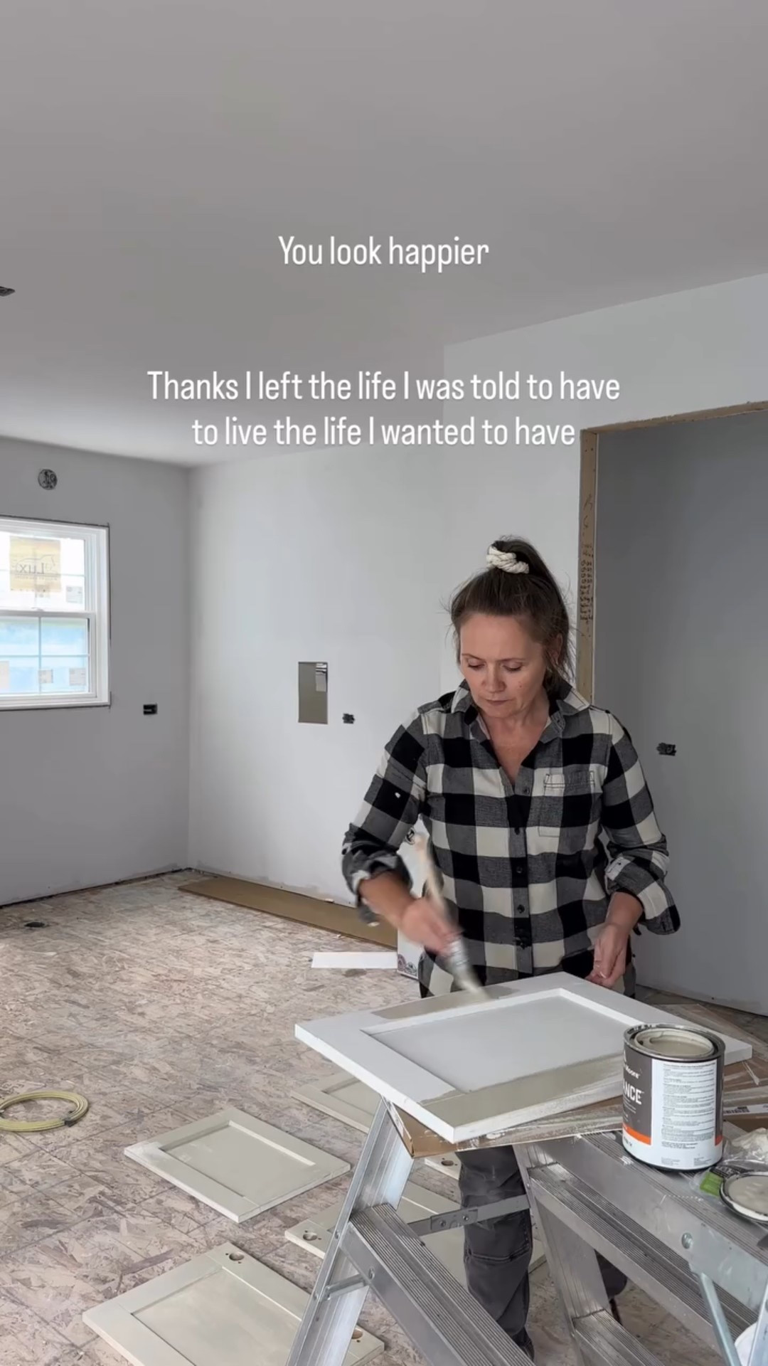 Renovating a house is one thing.
Renovating your whole life? That’s something else entirely.

We walked away from everything that was “working”—the careers we built, the routines we knew, the predictability that kept things comfortable but uninspired.

Somewhere in the chaos of half-finished rooms and never-ending to-do lists, we found something better.

Work we’re proud of. A version of ourselves we actually recognize.

Walking away from 20 years of what we were supposed to do so we could finally do what we wanted to do?
It’s messy. Exhausting. A little unhinged.

And my only regret is not doing it sooner.

👉 Curious what this crazy renovation life actually looks like? Head over to YouTube and come see for yourself. We’re sharing the whole thing—dust, disasters, and all.

#drapersdoingrenos #homerenovation #renovationlife #lifebydesign #diyhome #realrenovation #renovationjourney