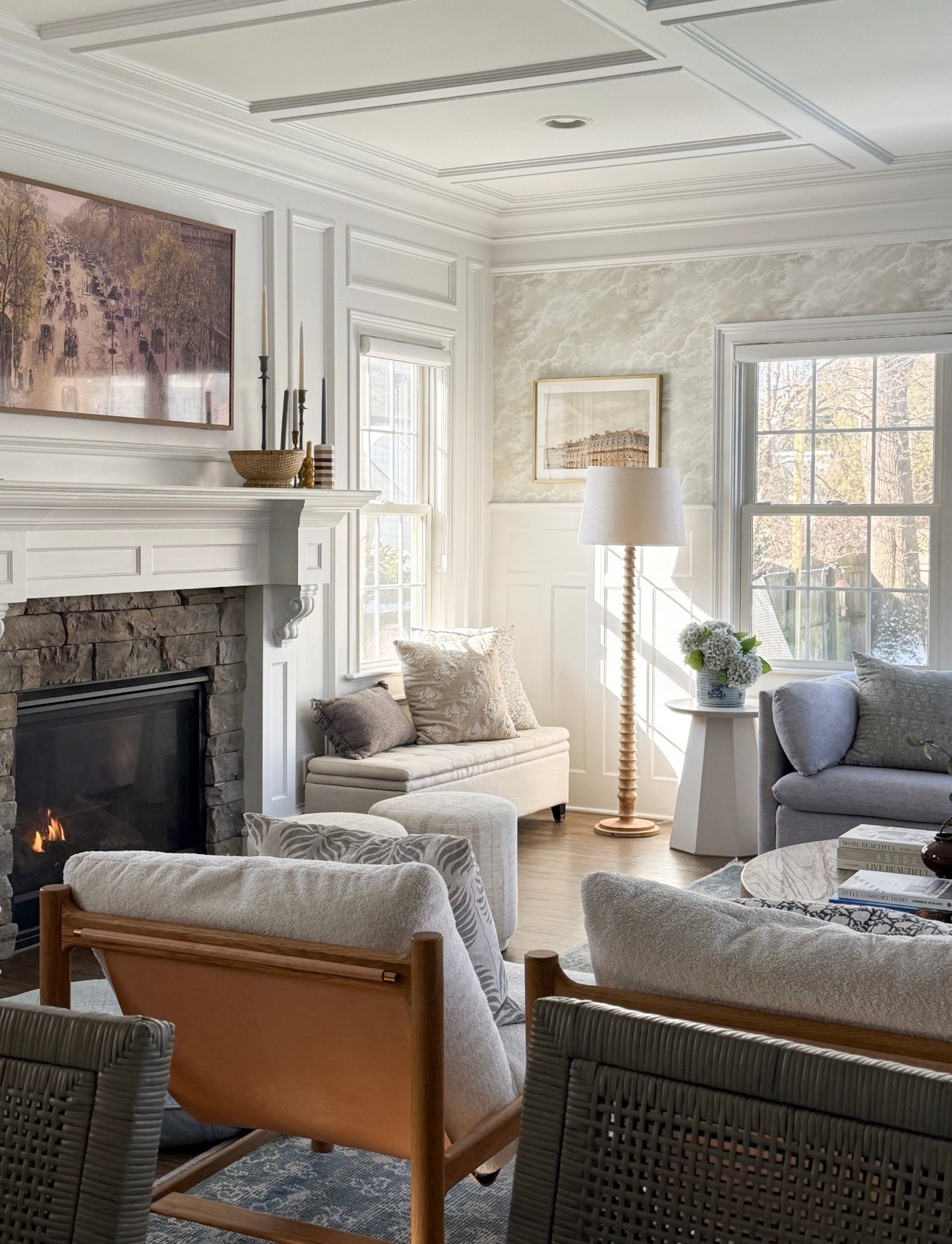 When it’s 4 degrees but feels like -1, you light the fire and work from home! 

Winter living room, frame TV, peel-and-stick wallpaper, performance sofa, round coffee table 

#LTKSaleAlert #LTKHome #LTKSeasonal
