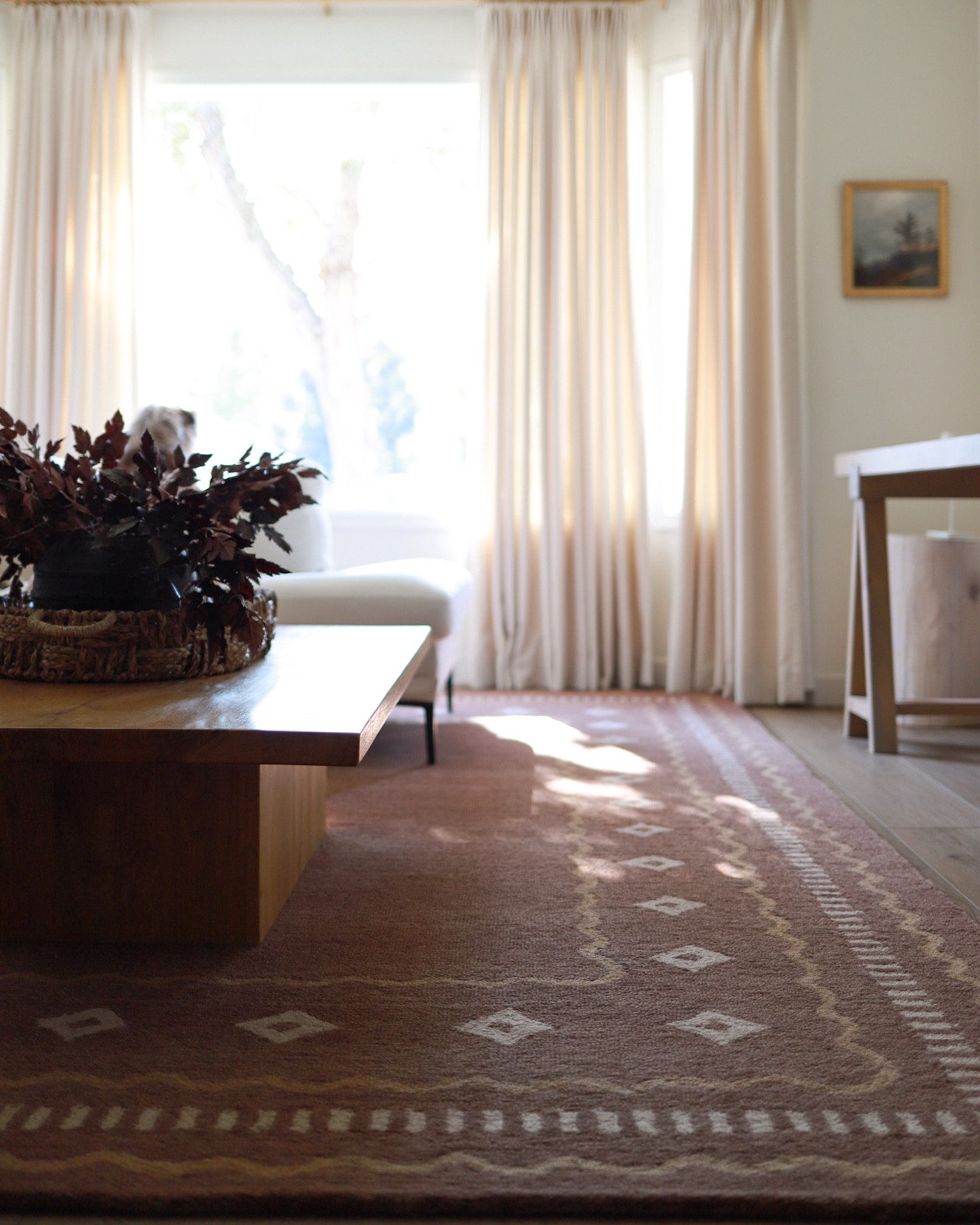 Love the warmth this rug adds! 