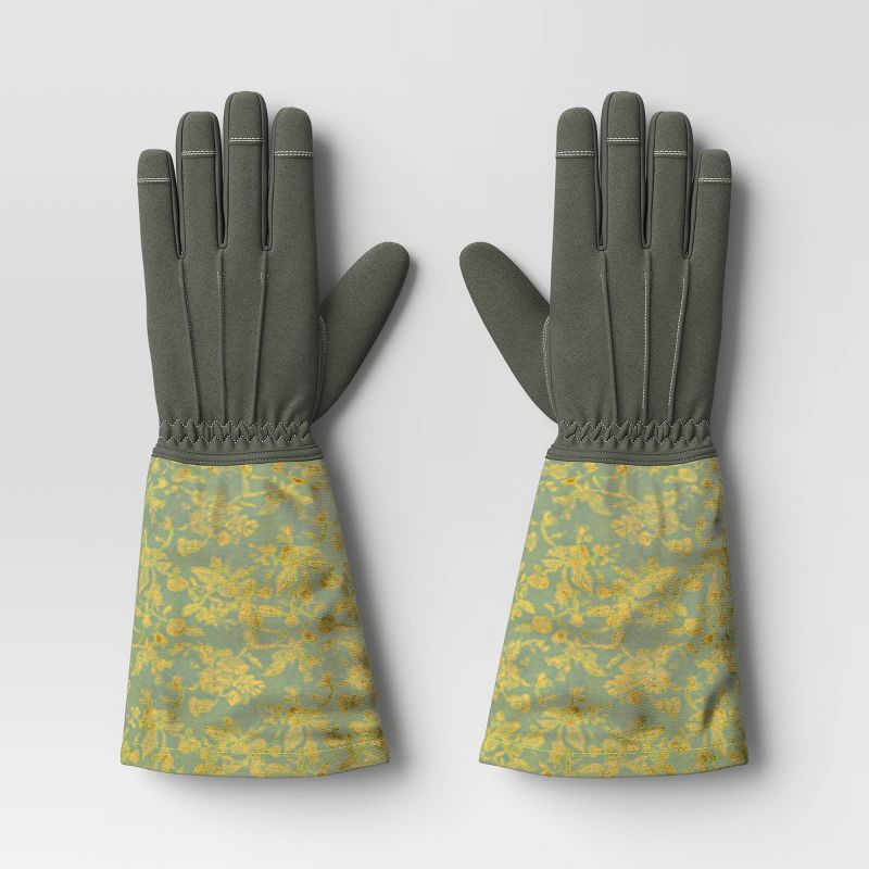 Duck Canvas Rose Picker Garden Gloves Floral - Smith & Hawken™ | Target