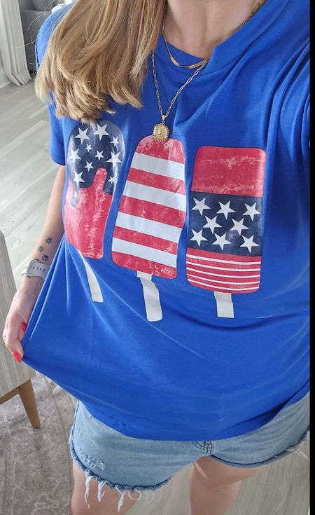 Happy 4th of July! 🇺🇲🎆🎇4th of July tee, graphic tee, holiday T-shirts, Amazon fashion

#LTKParties #LTKStyleTip #LTKSeasonal