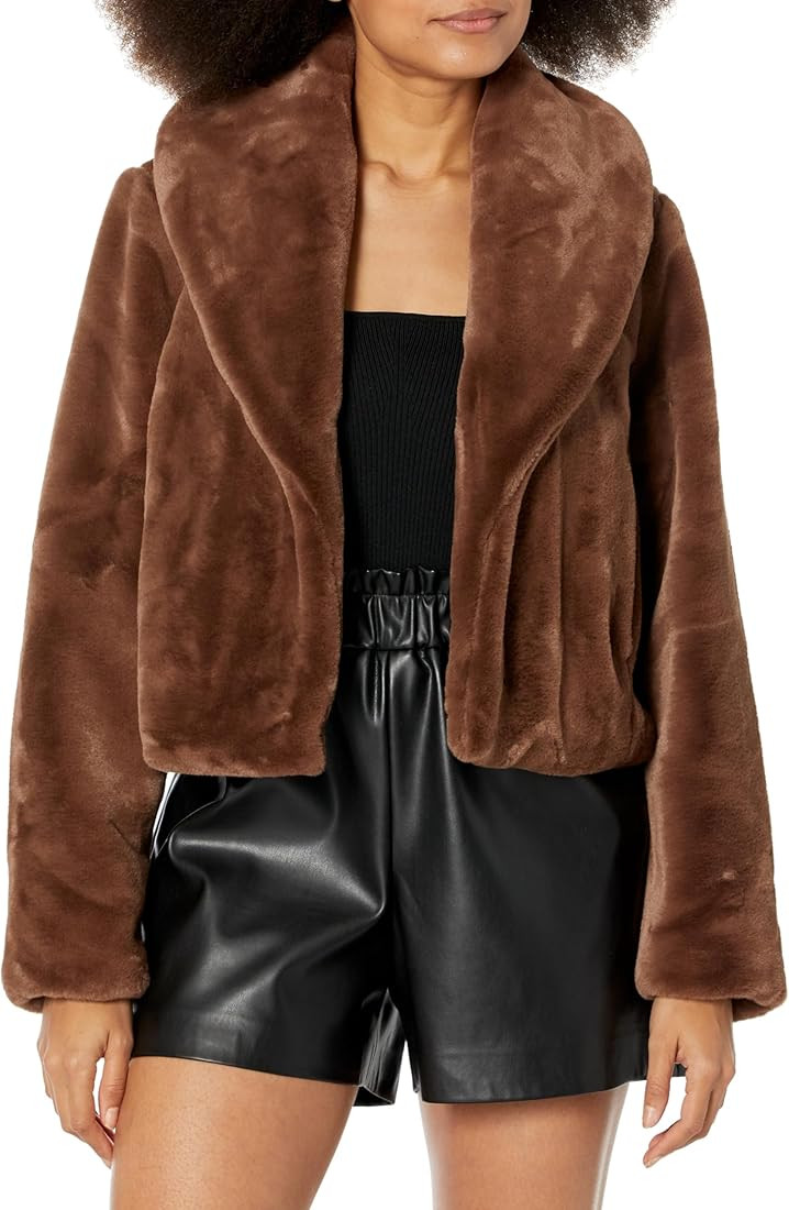 [BLANKNYC] womens Women's Faux Fur Jacket | Amazon (US)