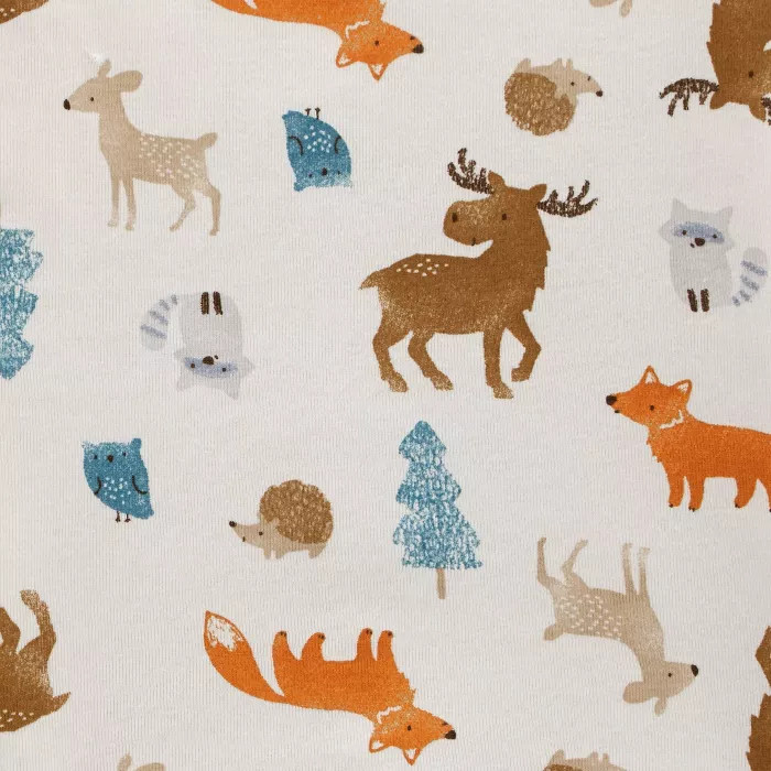 Toddler Boys' 4pc Moose Snug Fit Pajama Set - Just One You® made by carter's Blue/White | Target