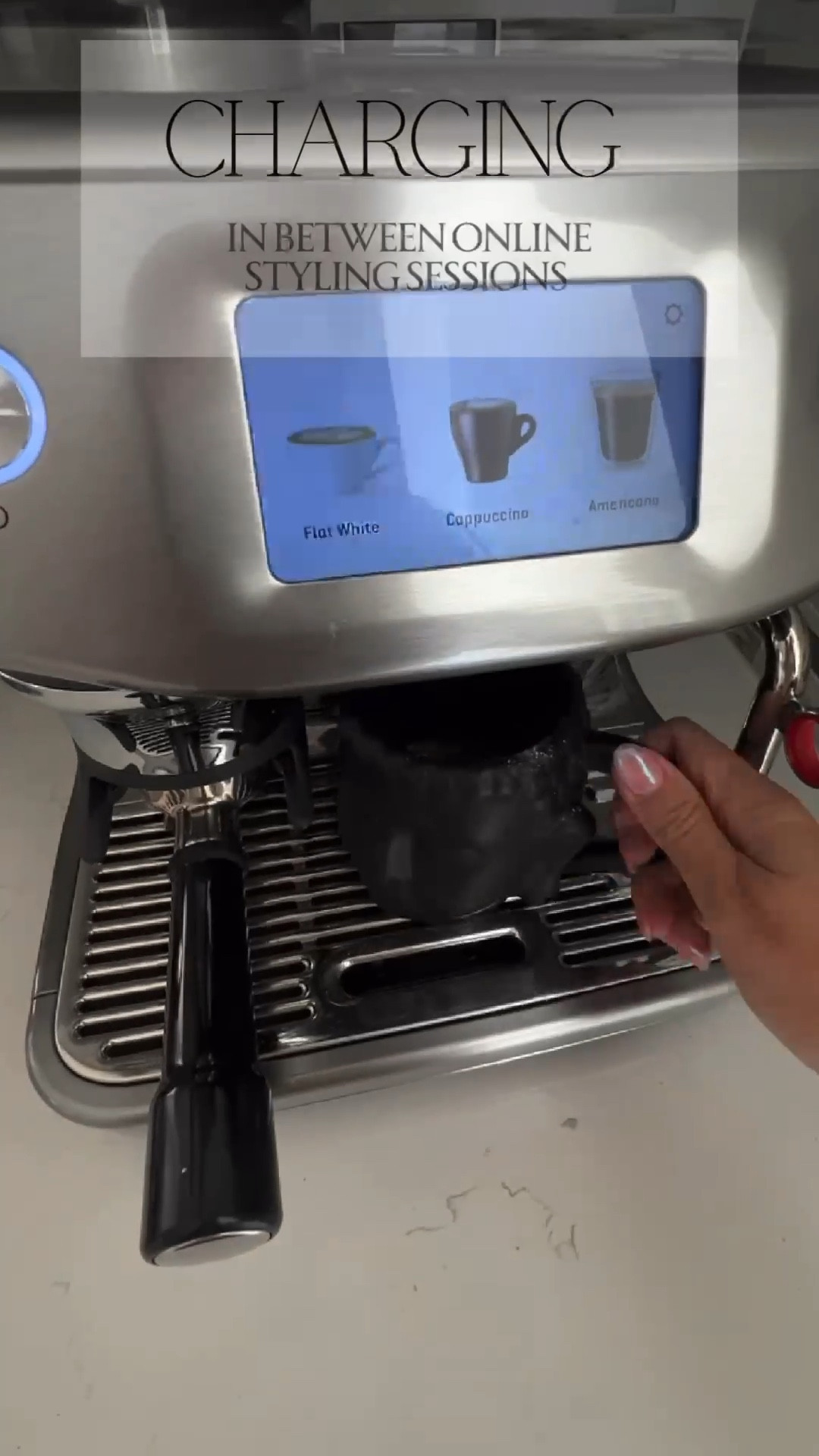 Shating the best ever espresso machine I ever owned:
1. Tells you each step to make best coffee on LCD touch screen!
2. Make coffee better than Starbucks!
3. Adjust temperature, choose vegan milks, froth them, make any type of coffee or matcha in seconds!
4. Makes Babyccino, Hot Cocoa for your kids!
5. So easy o use that even your kids can use it!
This particular model is the easiest to use as impress function is updated version!

#breville #brevilleimpress #kitchen #espressomachine #bestgift #coffee

#LTKGiftGuide #LTKfamily #LTKhome