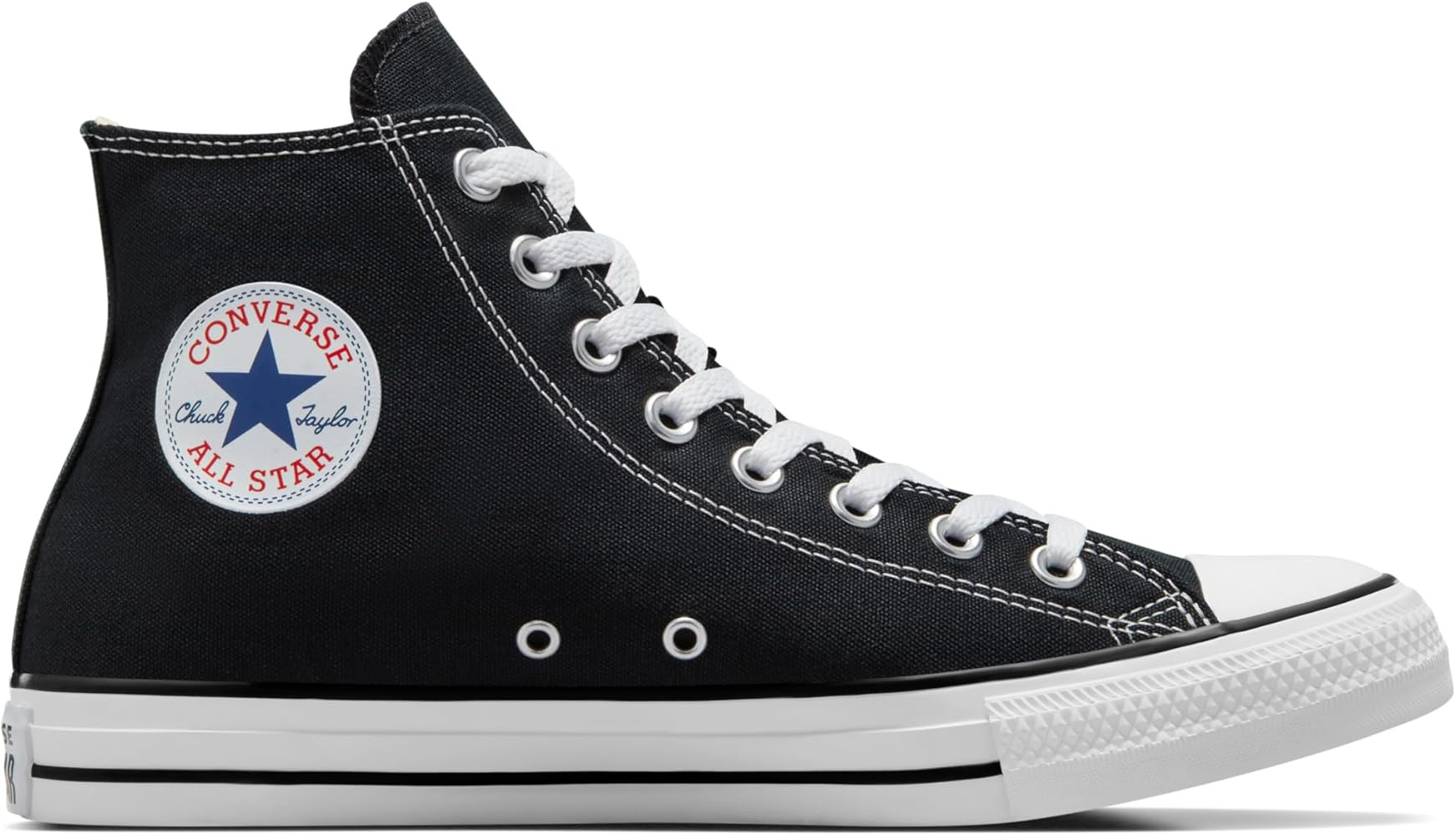 Amazon.com | Converse Unisex Adult Chuck Taylor All Star High Top, Black, 12 Womens/10 Mens | Fas... | Amazon (US)