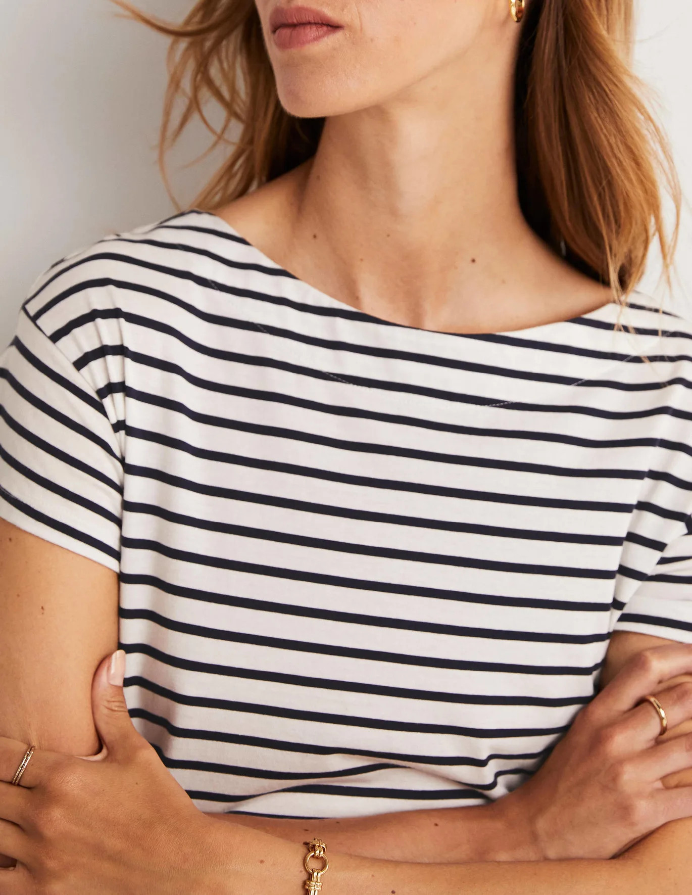 Supersoft Boat Neck T-Shirt | Boden (US)