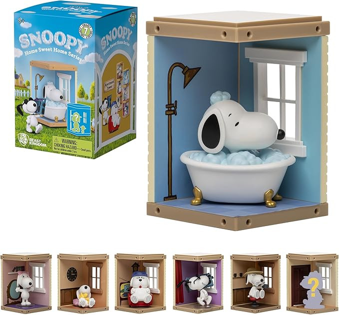 YuMe Snoopy Hero Box Blind Box Home Sweet Home Series | Amazon (US)