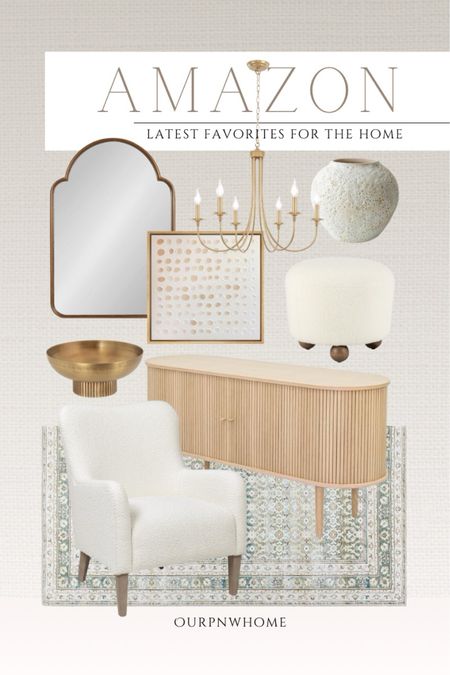 Amazon neutral home favorites I’m currently loving!

Fluted cabinet, reeded sideboard, ribbed cabinet, boucle armchair, ivory accent chair, green area rug, washable area rug, arched wall mirror, gold framed mirror, abstract wall art, geometric wall art, textured vase, white vase, round ottoman, footstool, footrest, living room furniture, Amazon home, spring home, gold chandelier, brass chandelier, lighting fixture, gold bowl, decorative bowl

#LTKstyletip #LTKSeasonal #LTKhome