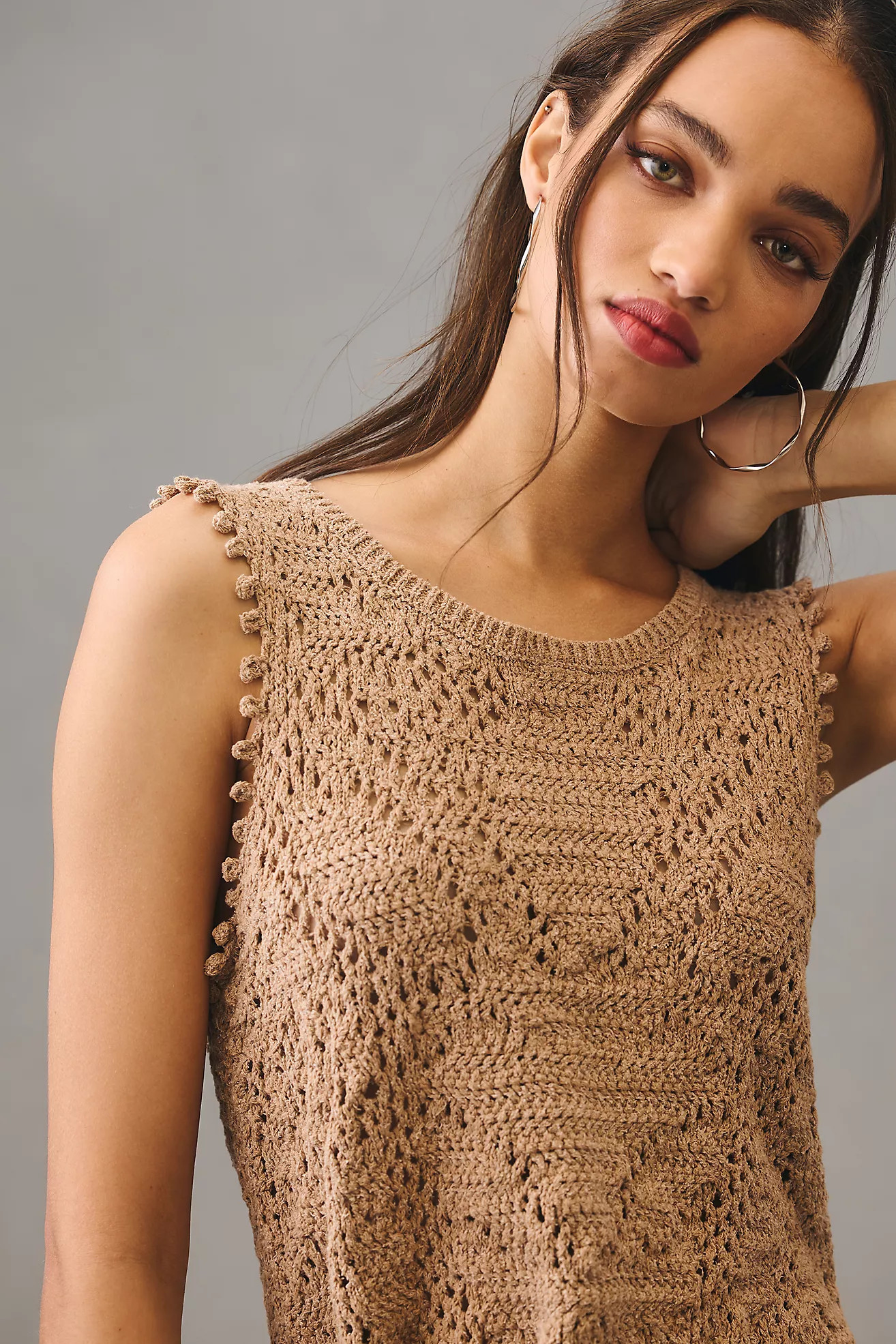 By Anthropologie Crochet Sweater Tank | Anthropologie (US)