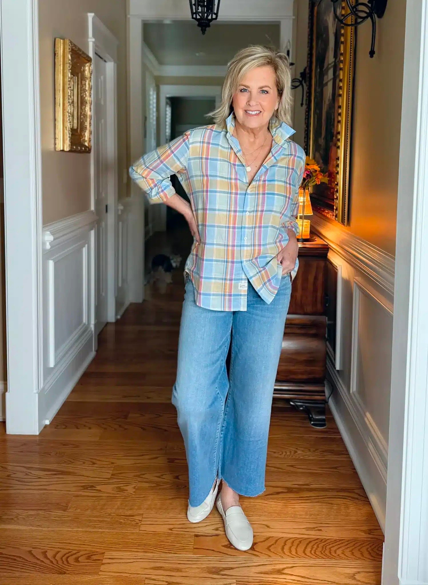 An easy, everyday Spring outfit! My plaid shirt is a size small and my jeans are size 29. This outfit is easy to throw on and go and will be on repeat this Spring. 

#LTKgrwm #LTKWorkwear #LTKSpringSale