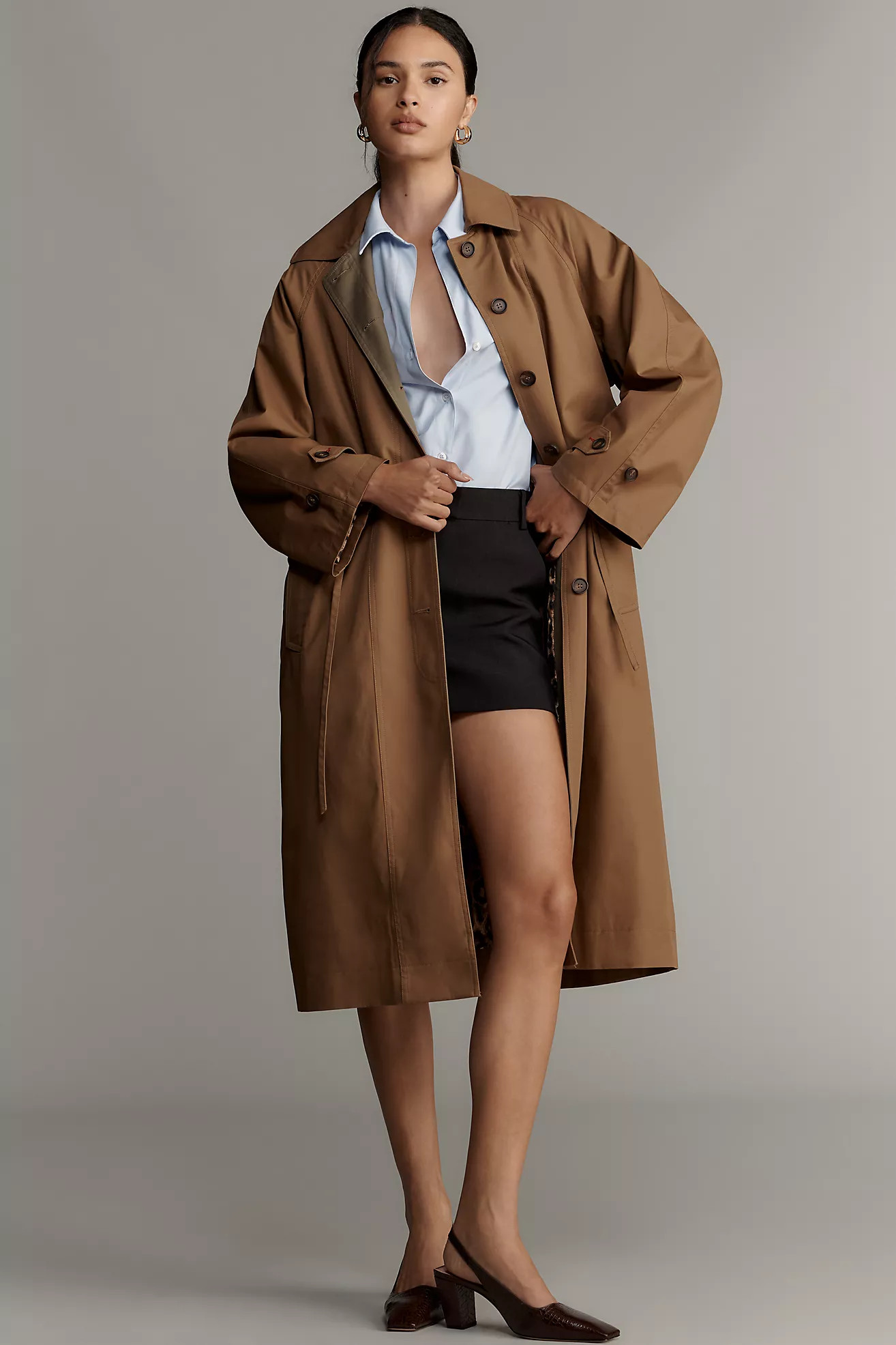 Damson Madder Camille Trench Coat | Anthropologie (US)