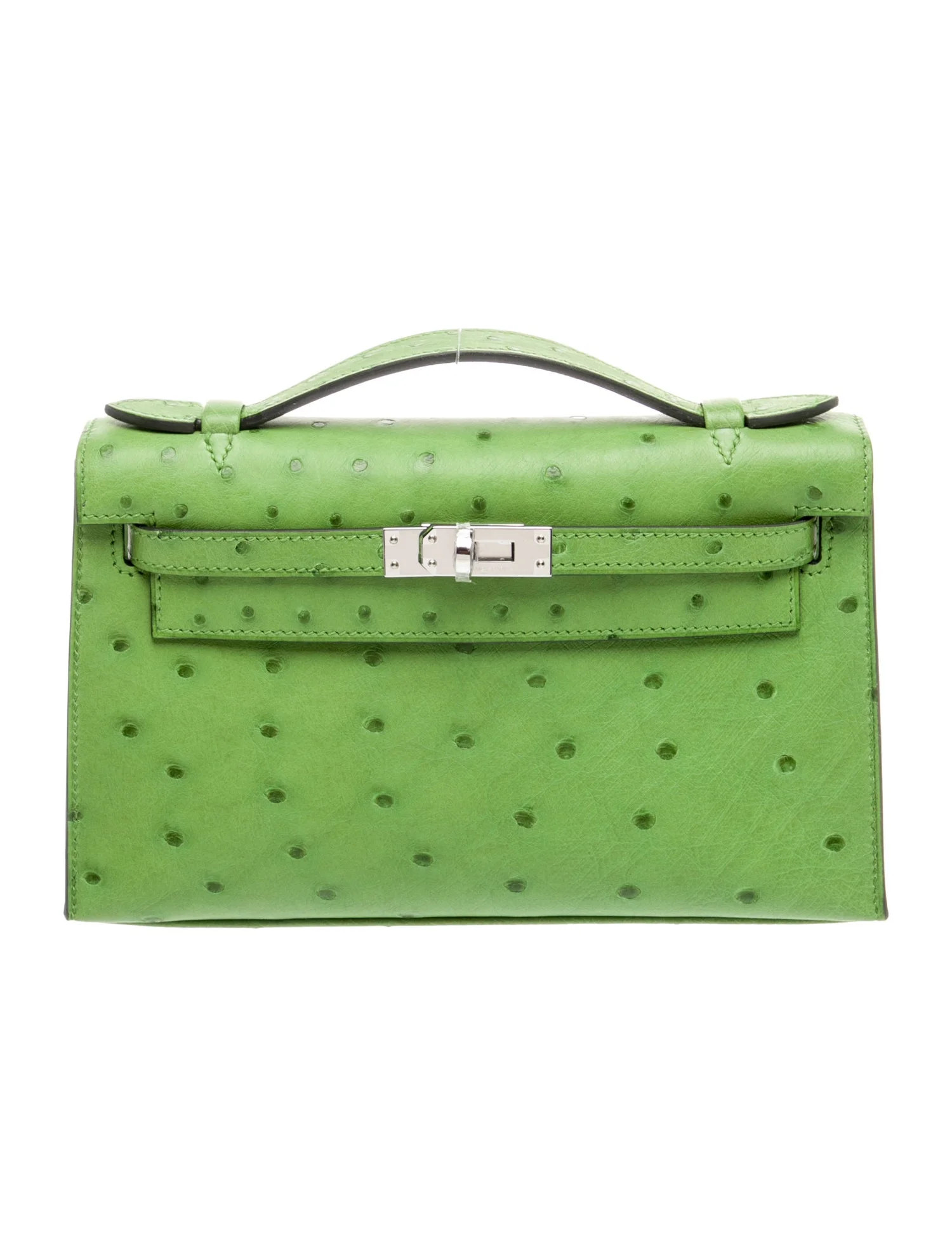 2025 Ostrich Kelly Pochette | The RealReal