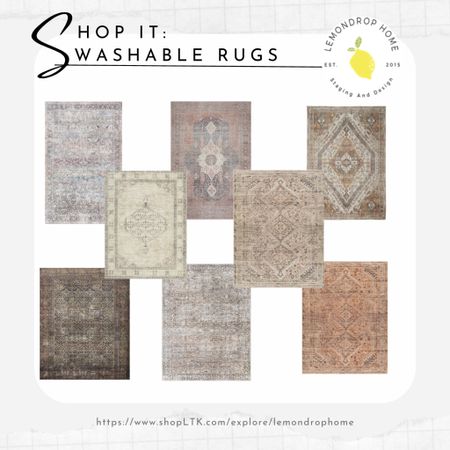 Here are 8 of our favorite washable rugs. Best of all, they are on sale now. 

#LTKsalealert #LTKhome #LTKfamily