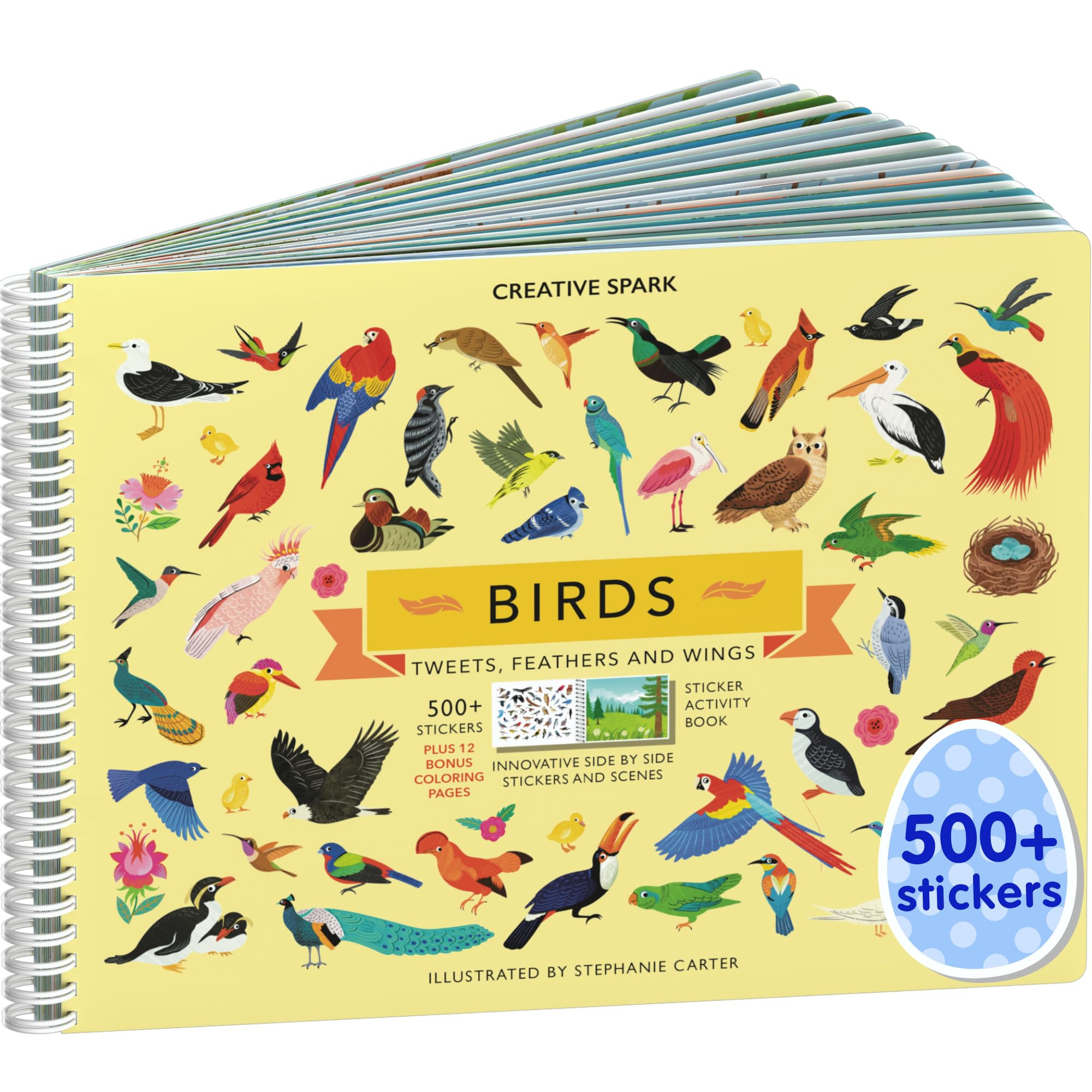 Cupkin Hello Bugs Sticker Book Activity for Kids, Toddler Airplane Travel Essentials, 500+ Bugs S... | Amazon (US)