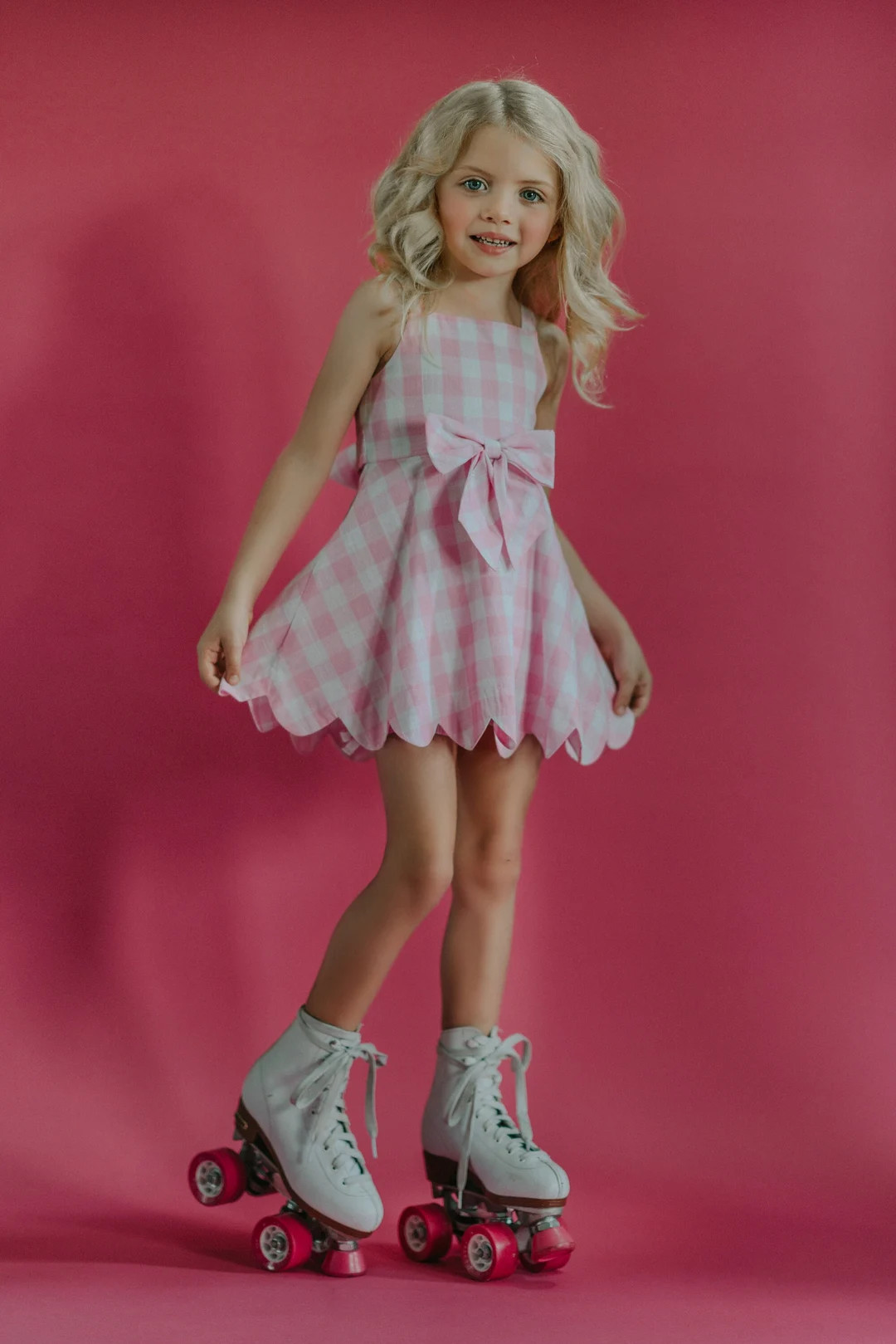 Barbie Girl Dress,Pink Gingham Heart Tunic & Shorts,Live Action Movie,Greta Gerwig,Cotton Dress,M... | Etsy (US)