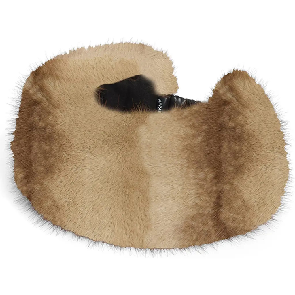 Apparis Eleni Pluche™ Faux Fur Headband in Blonde Mink at Nordstrom, Size One Size Oz | Nordstrom