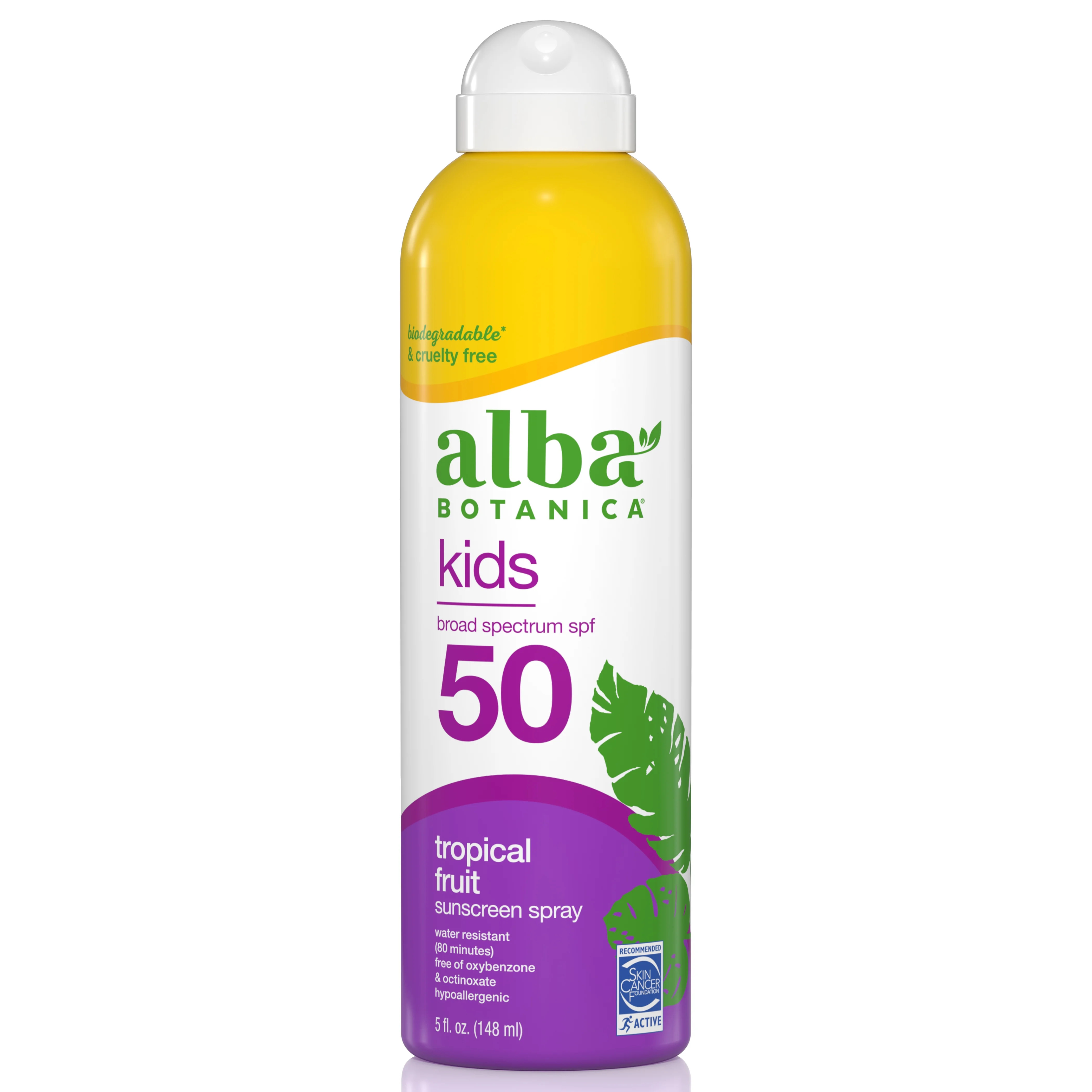 Alba BotanicaAlba Botanica Kids Clear Spray Sunscreen SPF 50, Tropical Fruit, 5 fl ozUSD$10.48$2.... | Walmart (US)