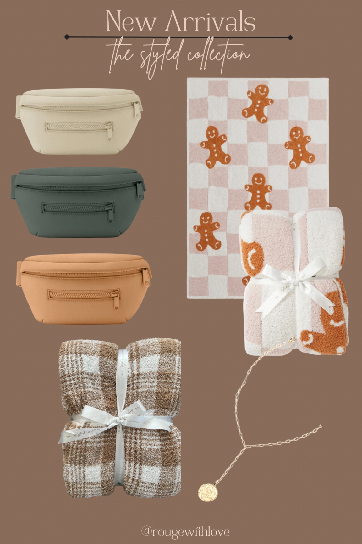 The styled collection
Gift guide
Barefoot dreams 
Blanket
Bum bag
Necklace


#LTKCyberWeek #LTKGiftGuide #LTKHolidaySale