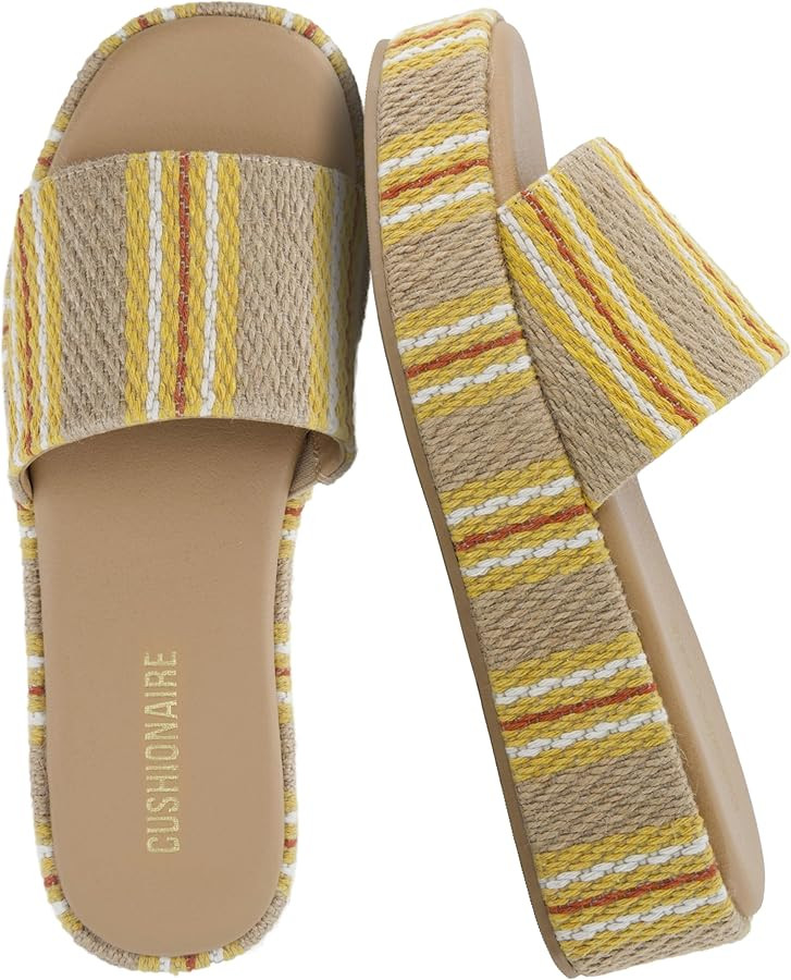CUSHIONAIRE Women's Kudos Platform Slide Sandals | Amazon (US)