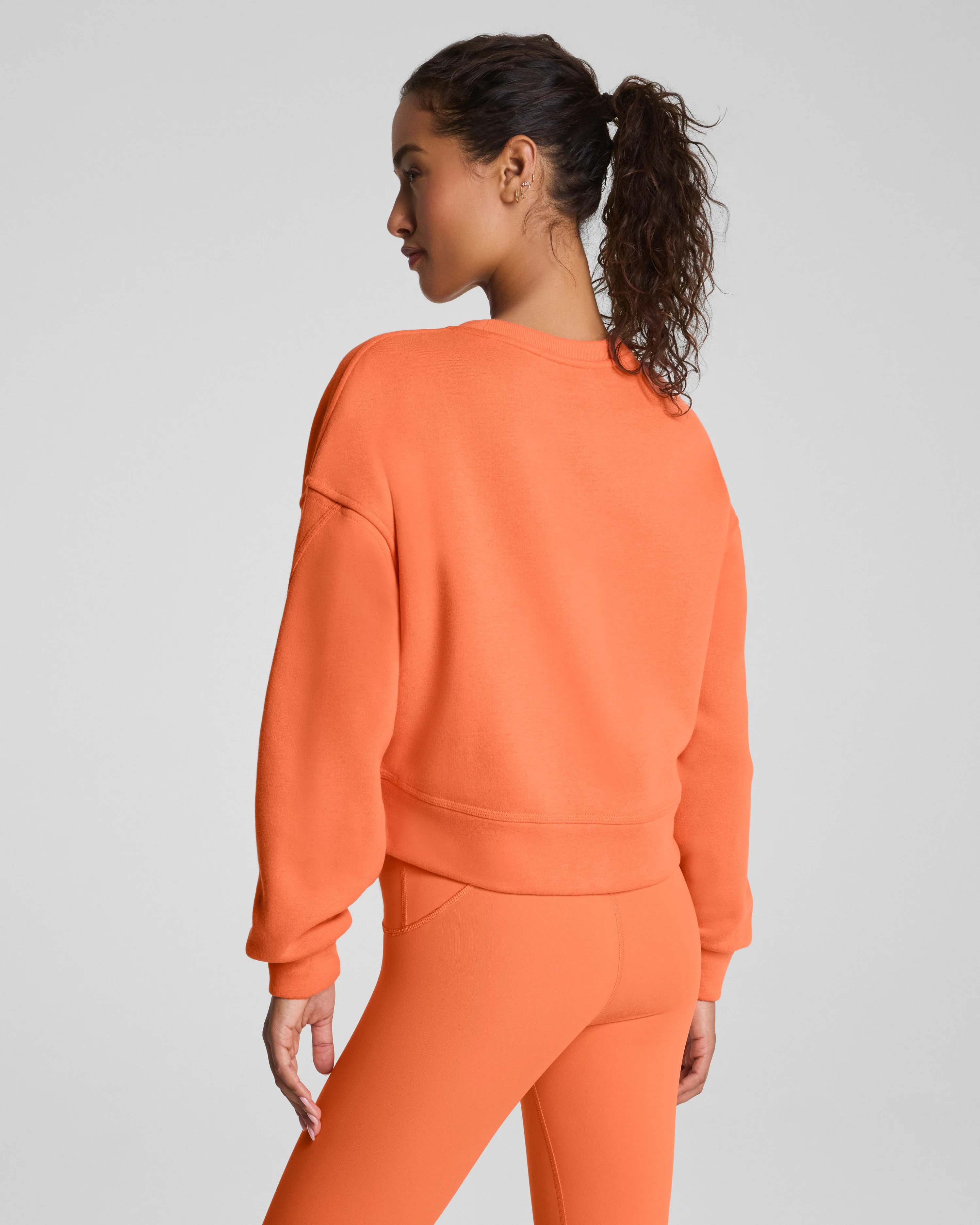 Cotton Fleece Crewneck | Spanx