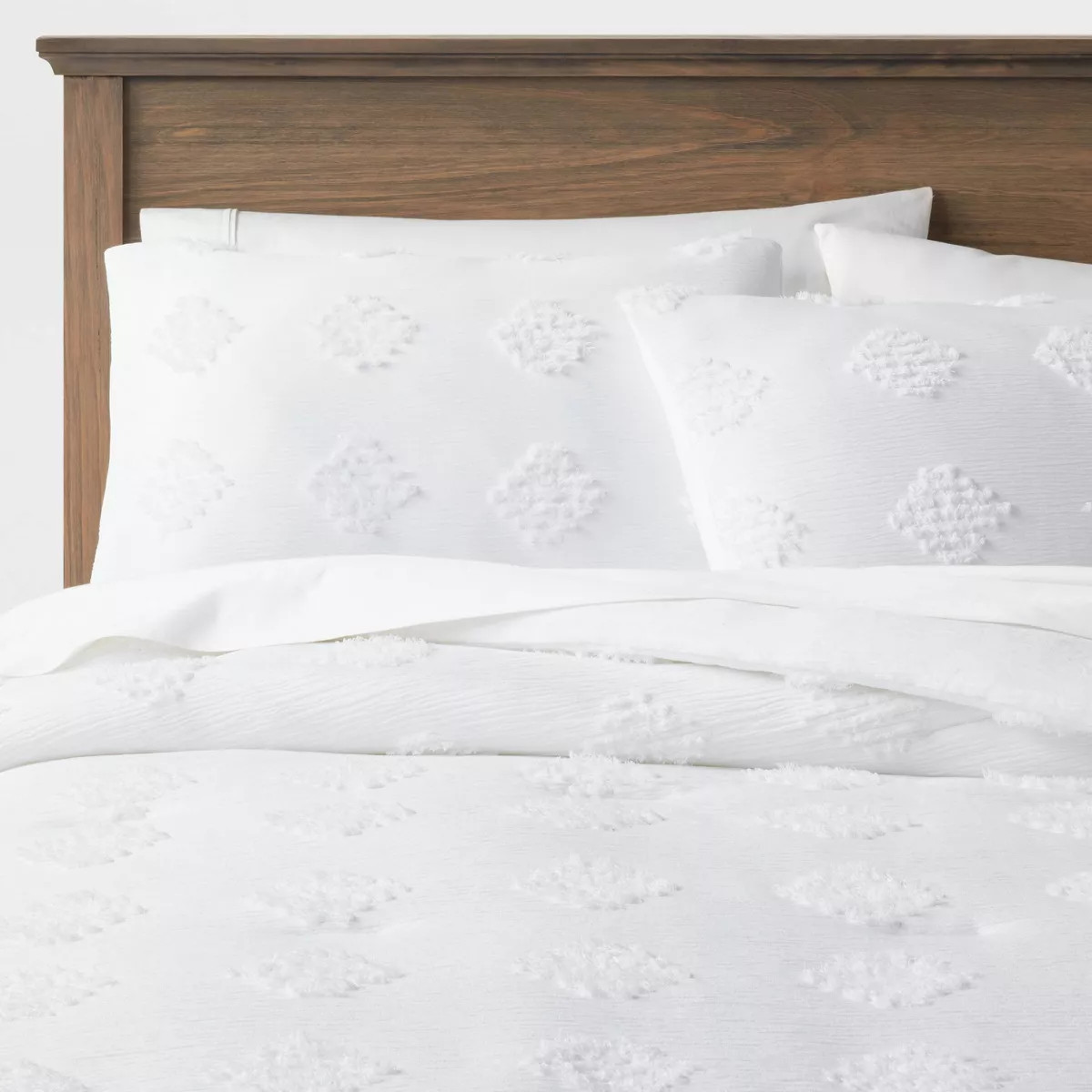Tufted Diamond Crinkle Comforter and Sham Set - Threshold™ | Target