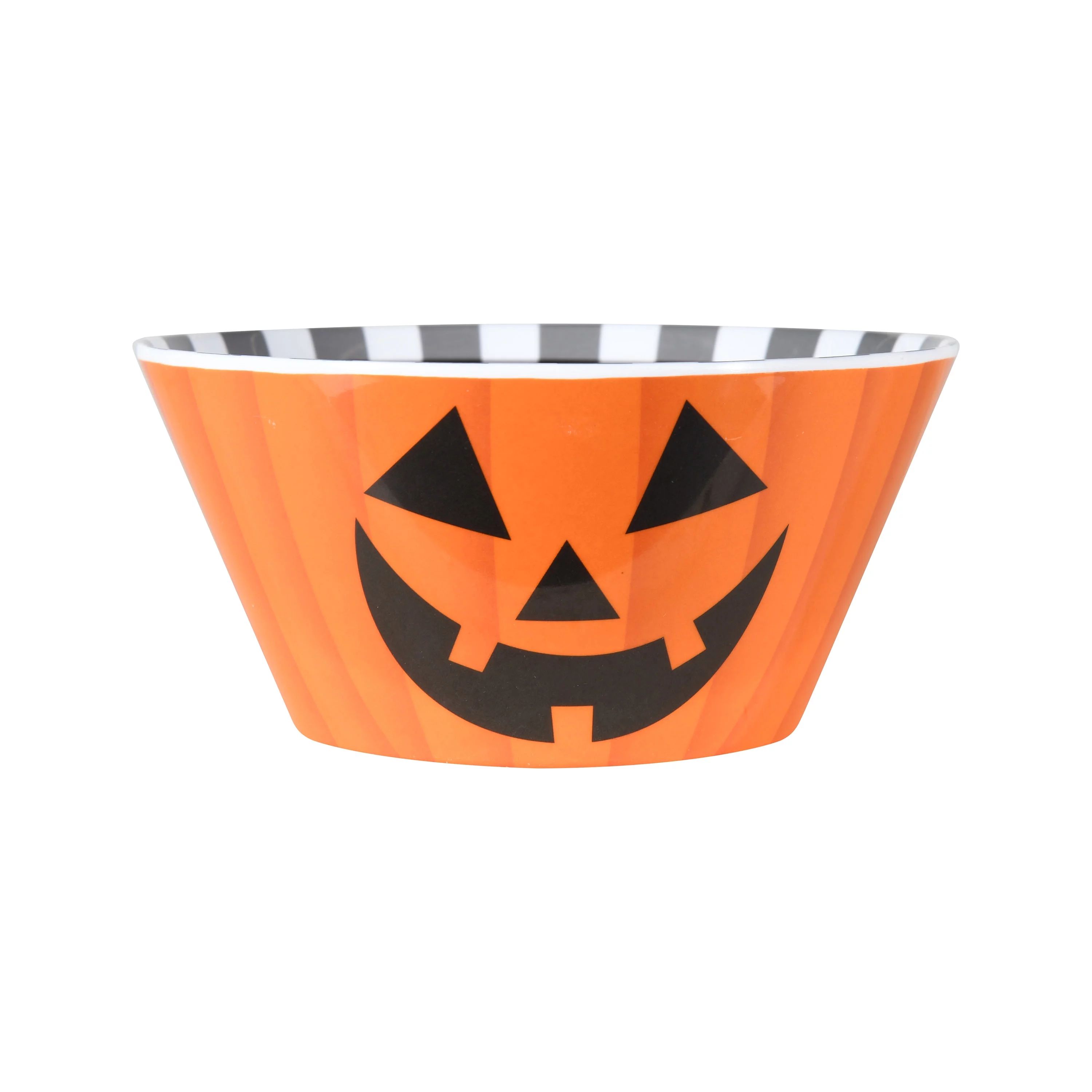 Way To Celebrate Halloween Small Serving Bowl, Pumpkin | Walmart (US)