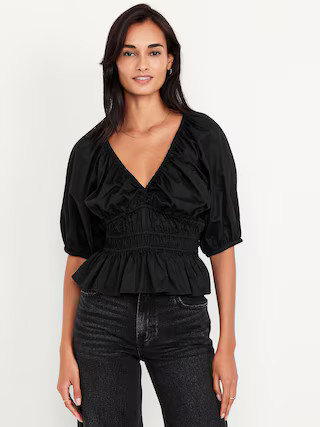 Puff-Sleeve Top | Old Navy (US)