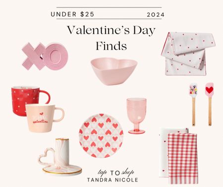 Valentine’s Day Finds Under $50

Table runner, kitchen dish towels, heart bowl, plate, cup, candle holder, coffee mugs, spatula
#valentinesday #budgetfriendly #valentinesaydecor #kitchen #homedecor #hearts #valentinesdaymug

#LTKhome #LTKSeasonal #LTKfindsunder50