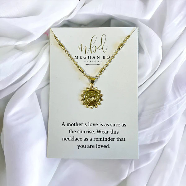 Mother's Sunrise Necklace | Meghan Bo Designs