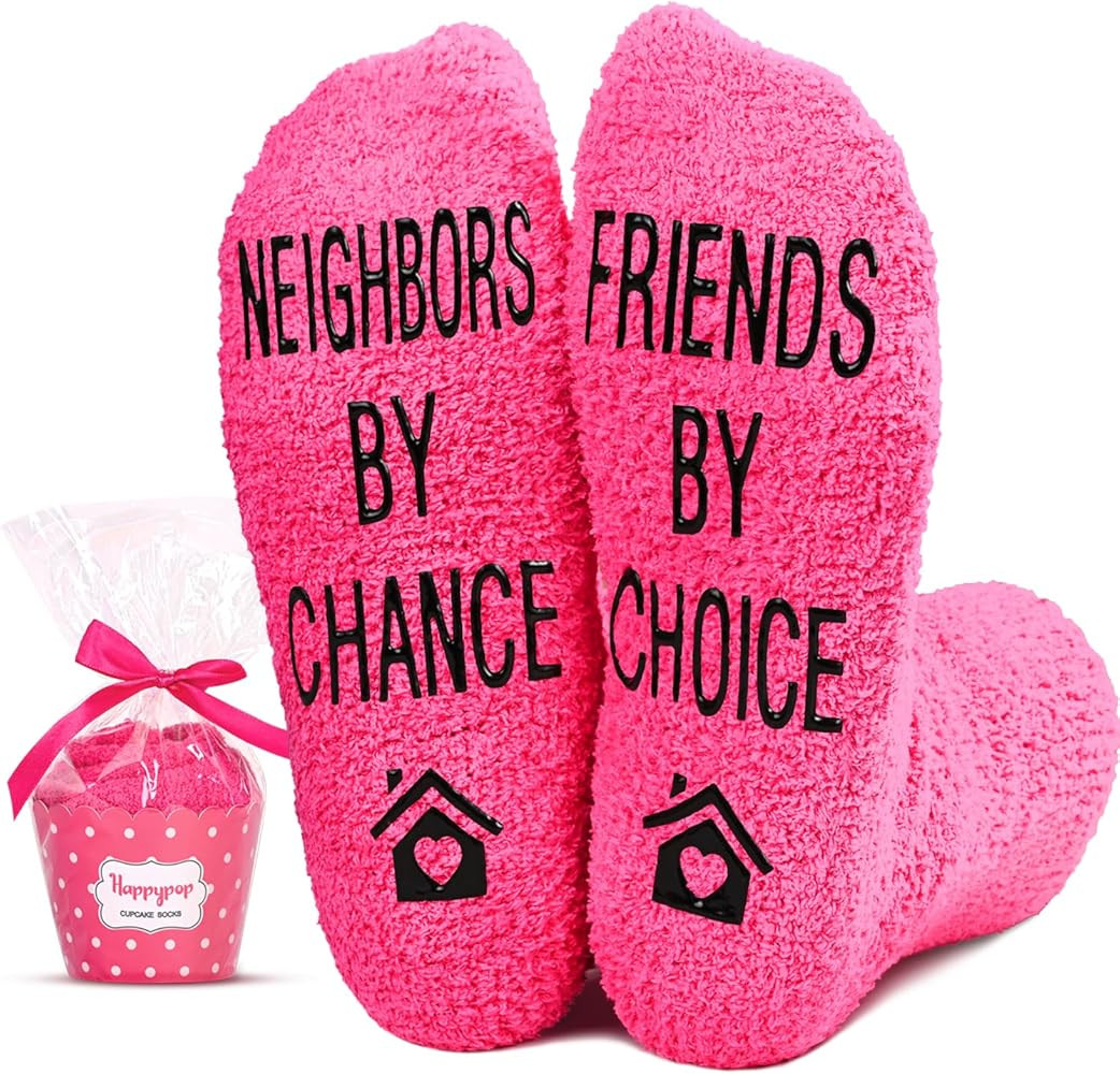 HAPPYPOP Inspirational Gifts Ideas Socks for Women - House Warming Gifts for Neighbor, Gag Fart S... | Amazon (US)
