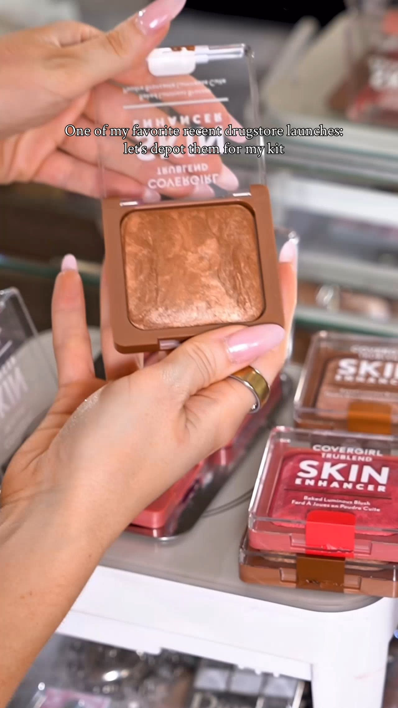 the products from this covergirl depot. these are fantastic and a dupe for the hourglass, though if you are buying several the hourglass might be a good fit. 

 #LTKootd #LTKstorytime #LTKBeauty