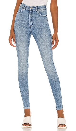 Moxy Skinny in Breeze Mid Worn Hem | Revolve Clothing (Global)