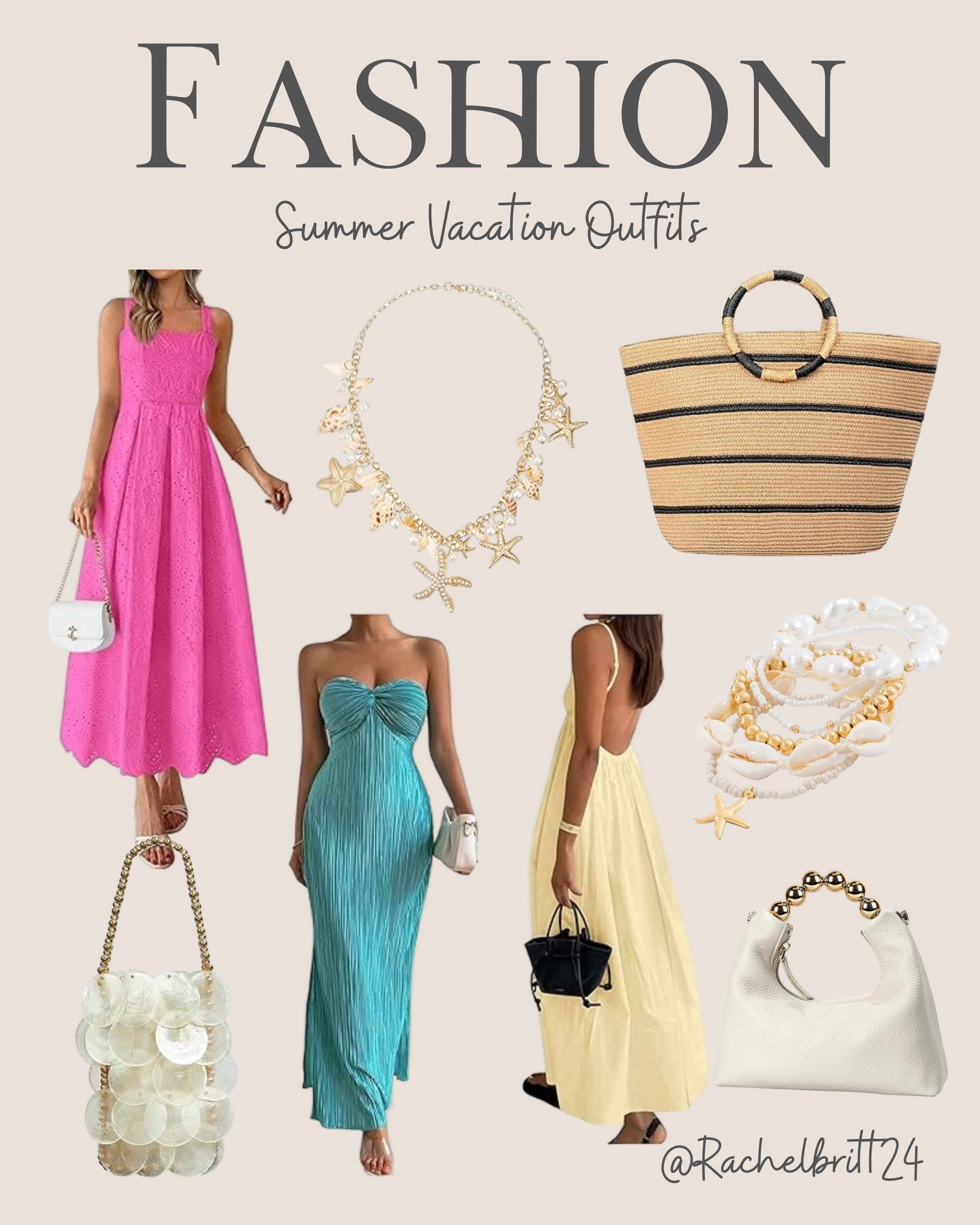 Discover the ultimate summer vacation wardrobe with these effortless and breezy styles. Perfect for any sunny getaway, these pieces combine comfort with high-fashion appeal. Click the link in bio to shop your vacation favorites! #SummerOutfits #VacationStyle #SummerFashion 

 #LTKgrwm #LTKootd #LTKSaleAlert