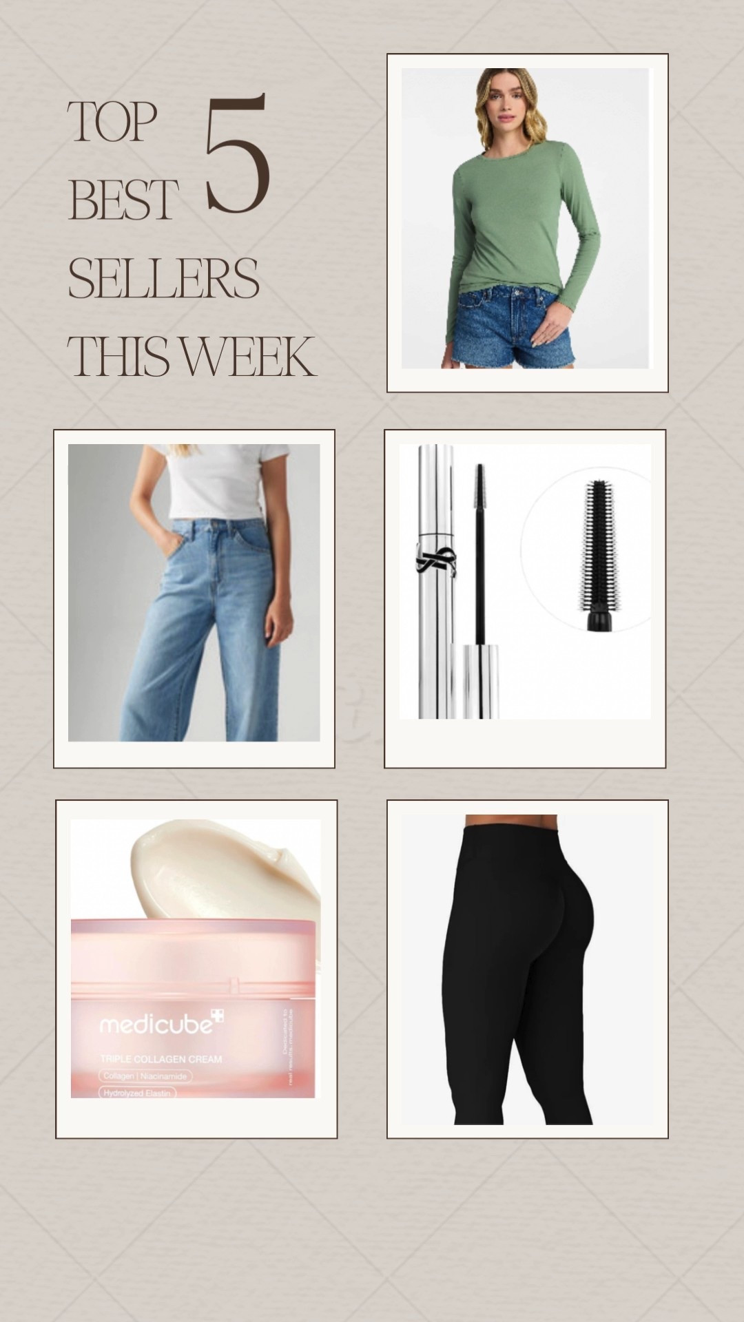 These are the most sold items this week! Best mascara to the best waist cinching jeans! 




#LTKSaleAlert #LTKMidsize #LTKBeauty