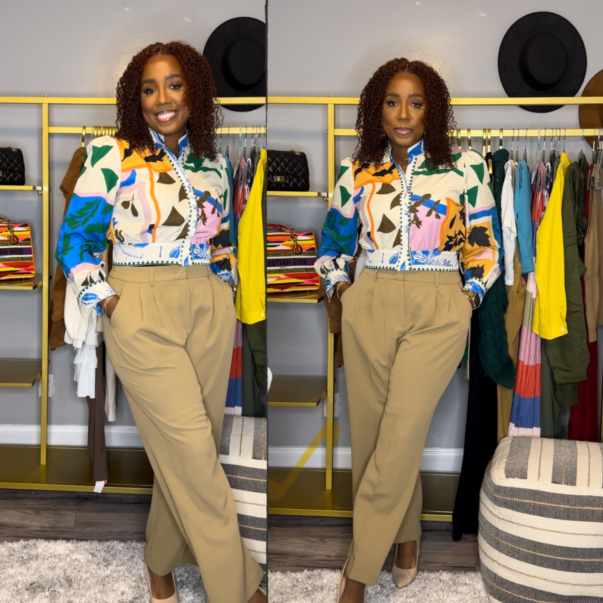 Corporate outfit inspiration. I ordered a large bottom and large top! For reference I am 168 5’5 normally size 10! These pants are my favorite and I ordered 4 more pairs this morning they fit amazingly and quality is top tier 

#LTKworkwear #LTKfindsunder50