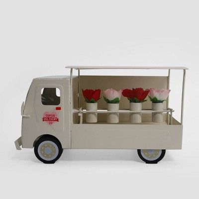 4.5" Cupids Floral Delivery Truck Valentine's Day Decorative Prop - Spritz™ | Target