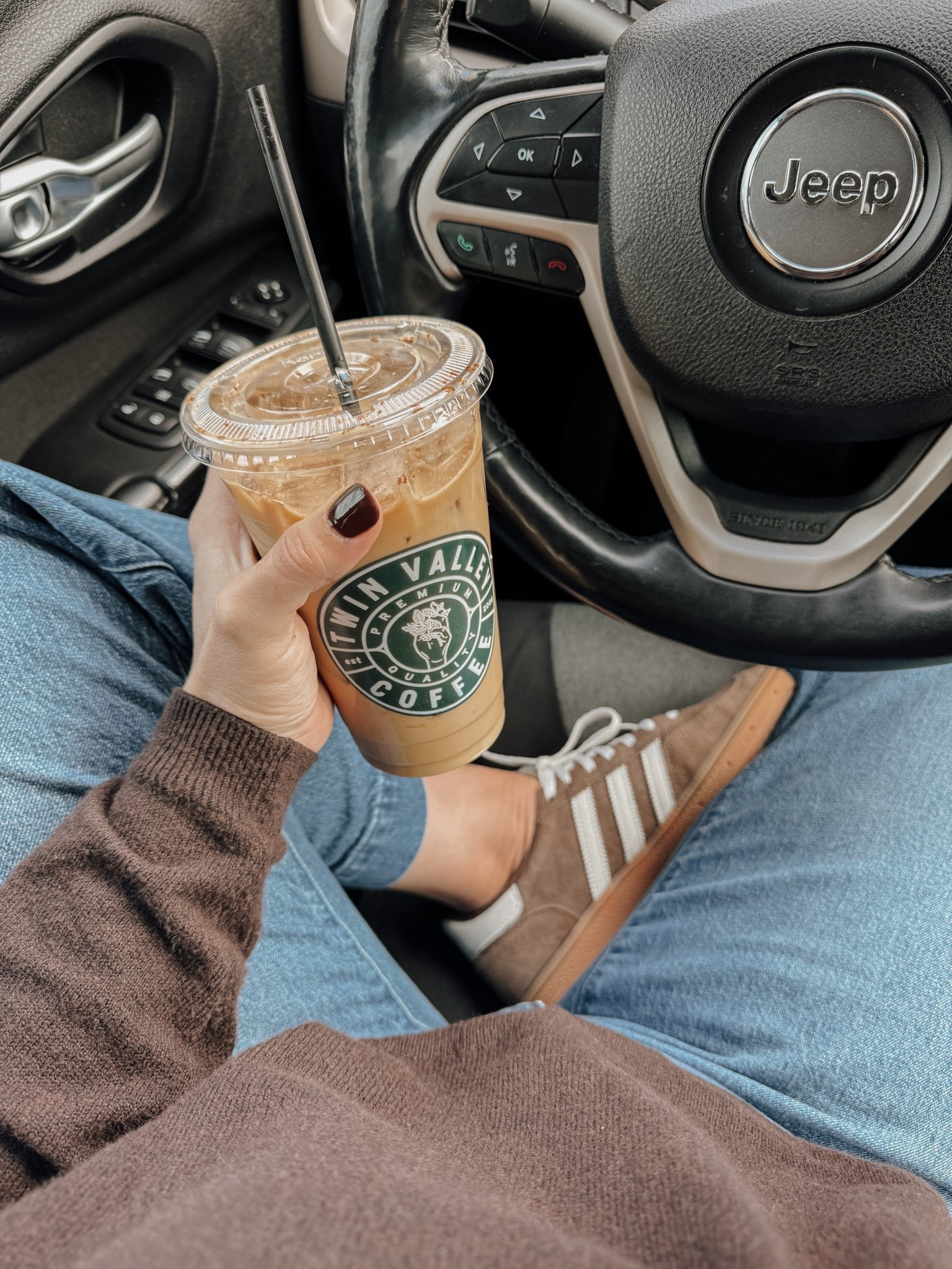 Monday ootd 🤎 

running errands | casual fit | thanksgiving week | mom life | outfit of the day | casual outfit | comfortable outfit | Monday morning | coffee run | mom jeans | wide legged jeans | cropped jeans | comfortable shoes | adidas shoes | brown shoes | gap sweater | mom outfit 

#LTKPetite #LTKmomlife #LTKdayinmylife