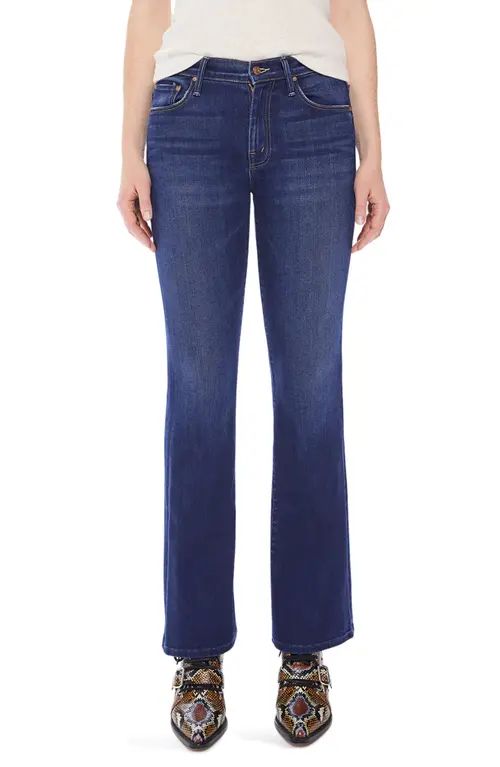 MOTHER Flare Leg Jeans in Sweet Lime at Nordstrom, Size 28 | Nordstrom