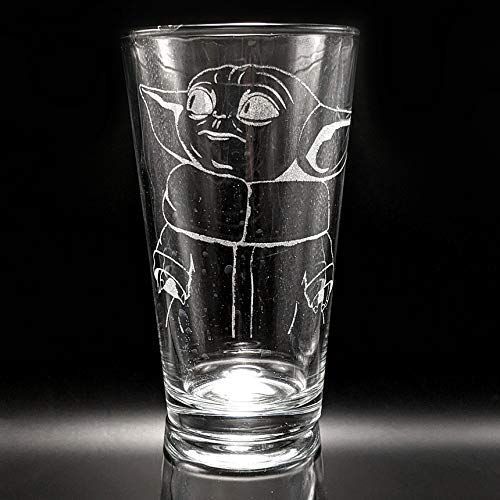 GROGU Engraved Pint Glass | Inspired by Mandalorian | Great Gift Idea! | Amazon (US)