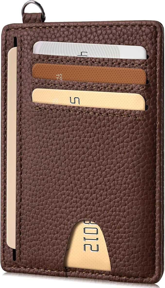 Mayski Slim Wallet, Credit Card Holder for Women, Minimalist Front Pocket RFID Blocking Card Case... | Amazon (US)