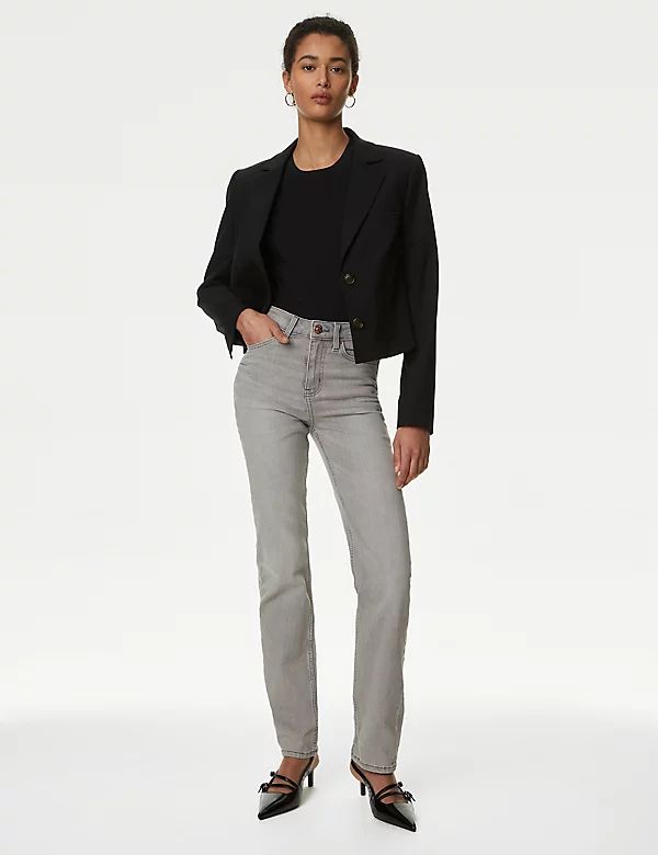 Sienna Straight Leg Jeans with Stretch | Marks and Spencer FR