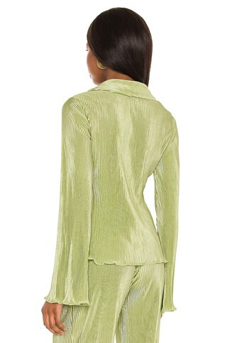 Song of Style Mara Shirt in Sage from Revolve.com | Revolve Clothing (Global)
