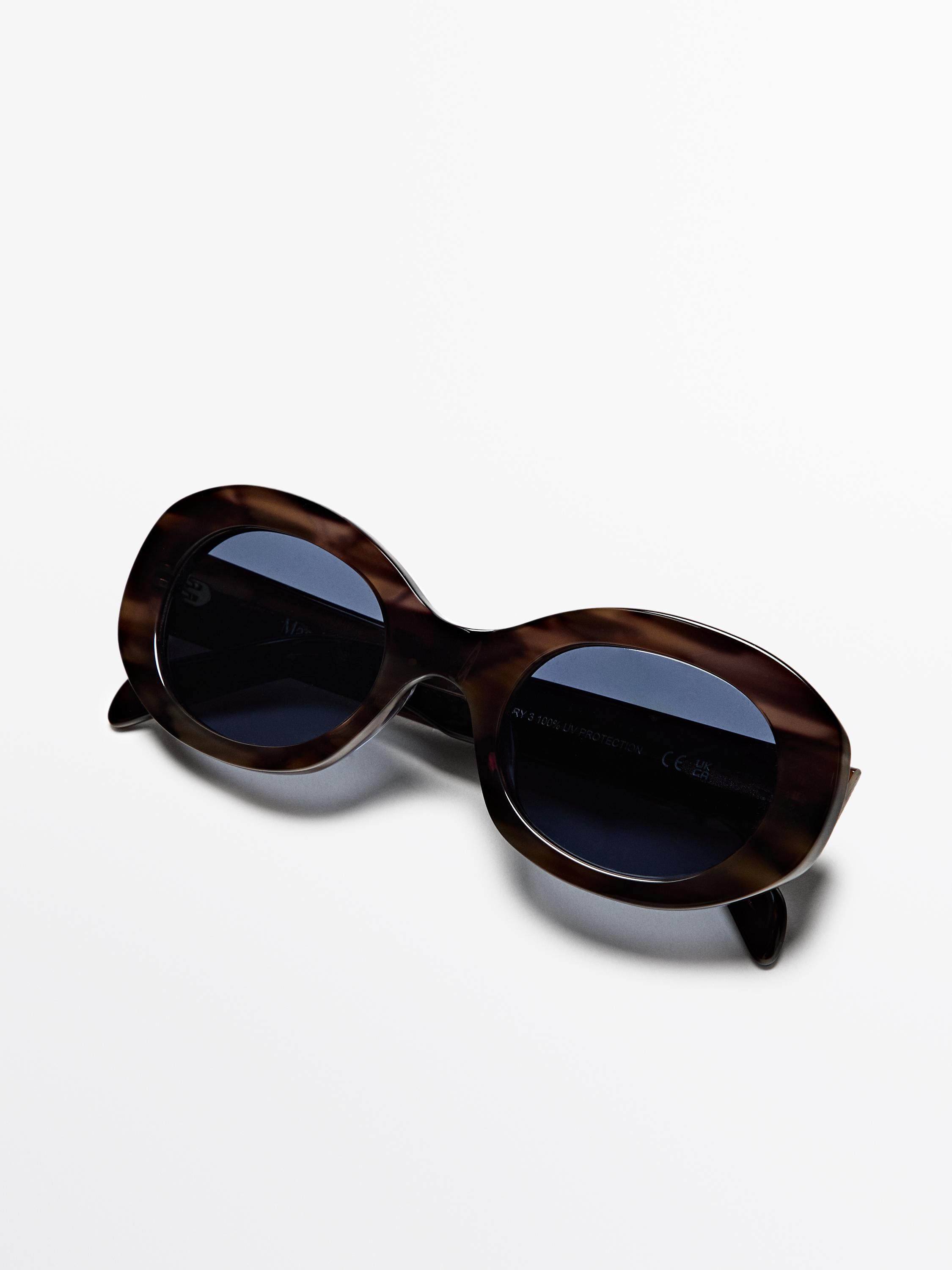 Oval sunglasses | Massimo Dutti UK