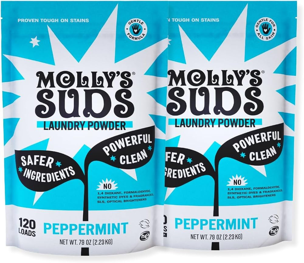 Molly's Suds Original Laundry Detergent Powder | Clean Laundry Detergent Powder for Sensitive Ski... | Amazon (US)