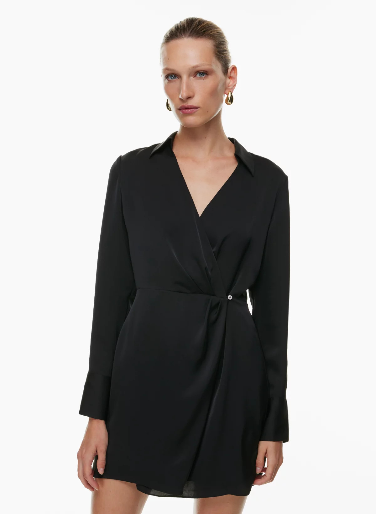 LARCHMONT SATIN DRESS | Aritzia