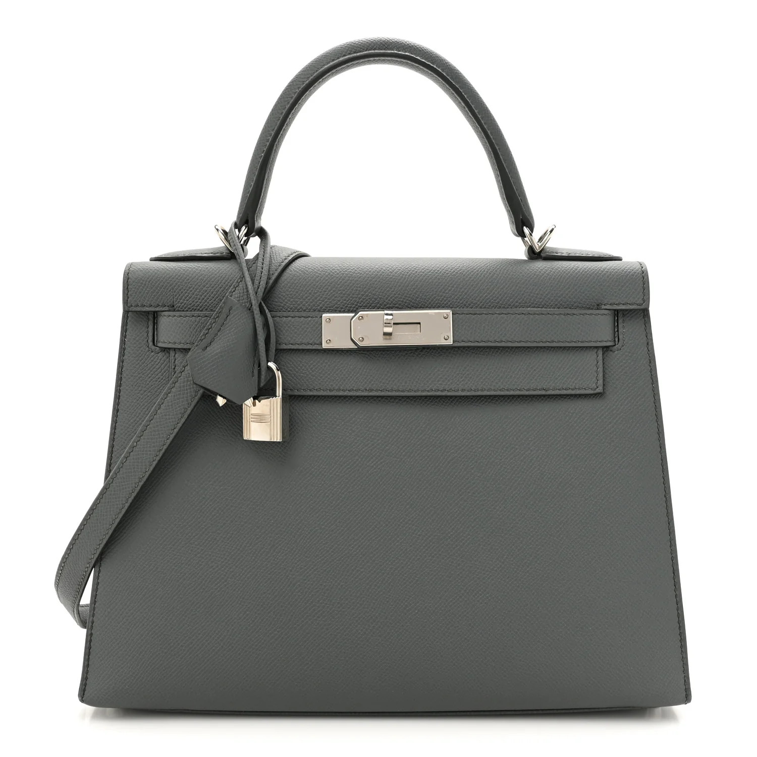 Epsom Kelly Sellier 28 Vert Amande | FASHIONPHILE (US)