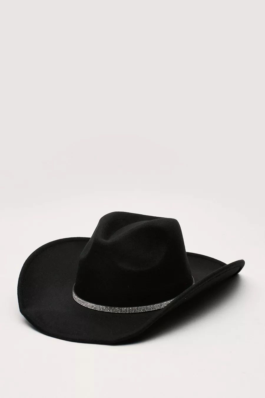 Diamante Trim Wide Brim Cowboy Hat | Nasty Gal (US)