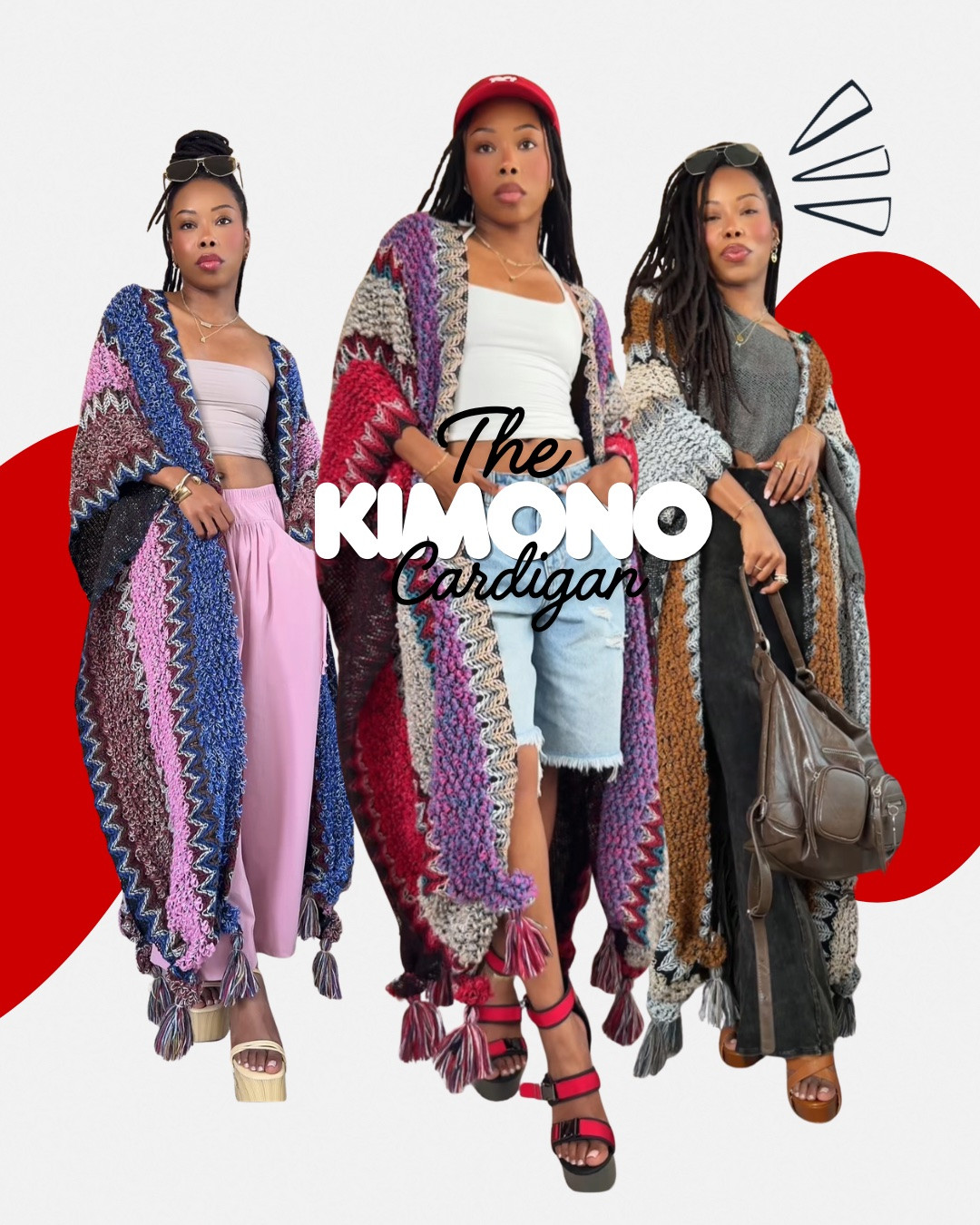 I have so many colors of this kimono cardigan from @AKIRA ! It’s just a great piece for travel, movie night, and is such a statement ! 

Here are 3 ways to style it 💖

#LTKTravel #LTKootd #LTKgrwm